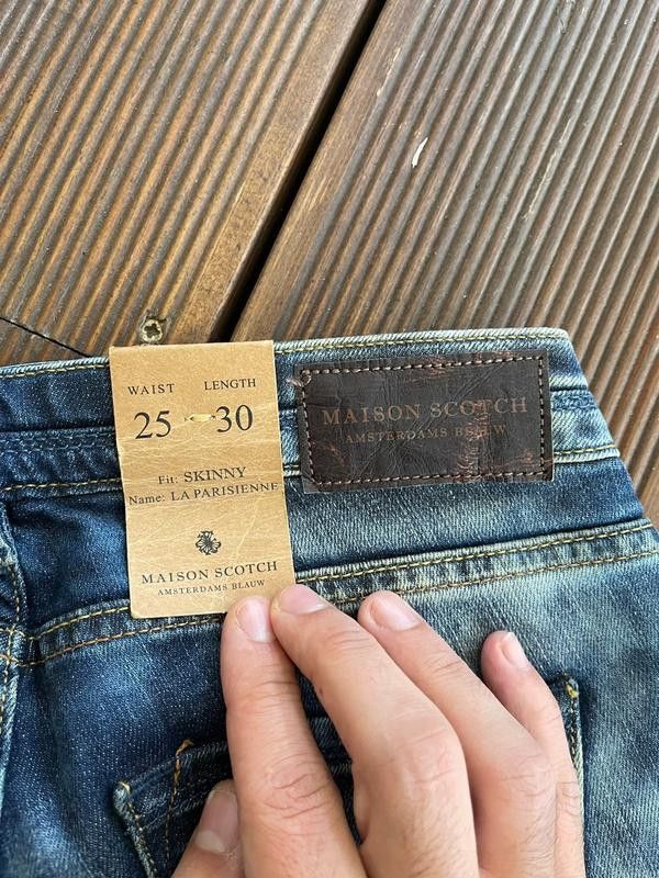 Maison Scotch Maison Scotch Washed Blue Skinny Jeans Teen Size 25" / US 0 / IT 36 - 3 Thumbnail