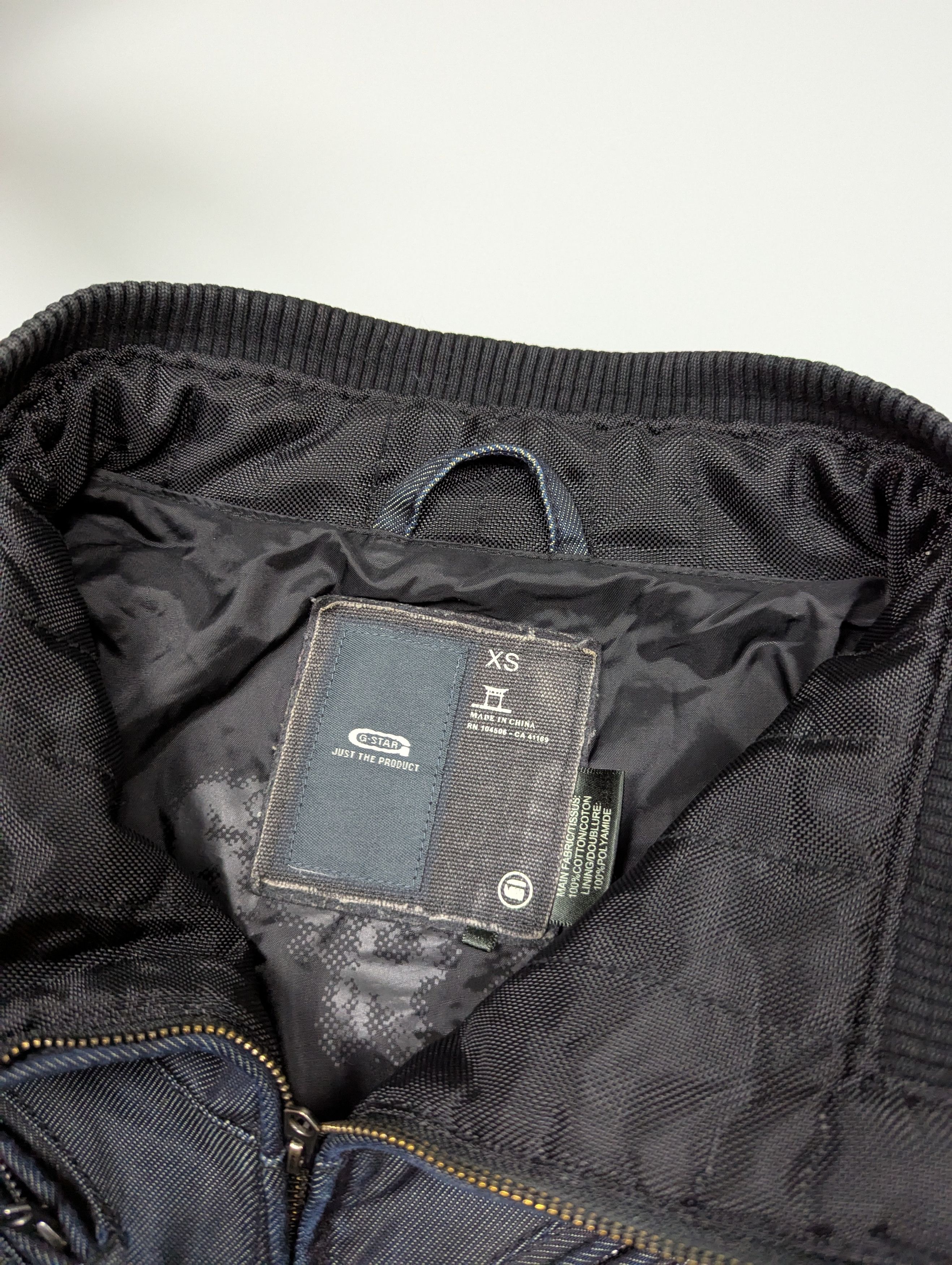 G-Star × Vintage G-Star RAW Dawn Denim Jacket Womens Dark Blue FullZip Jacket Size XS / US 0-2 / IT 36-38 - 9 Thumbnail