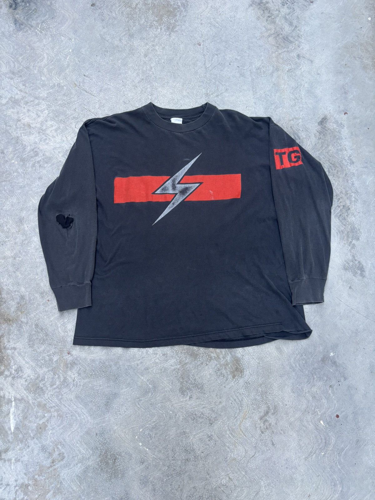 Vintage 90s Throbbing Gristle Longsleeve Shirt