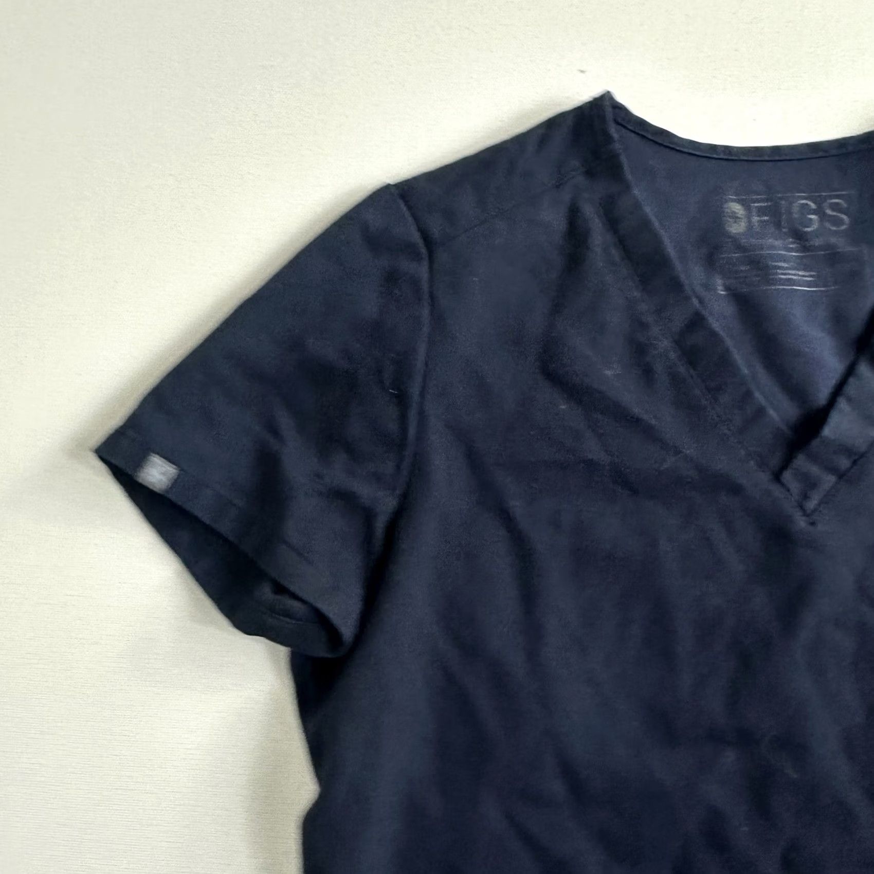 Vintage FIGS Scrub Top Shirt Women’s XXS V Neck Blue Technical Collection Blue Size XXS / US 00 / IT 34 - 3 Thumbnail