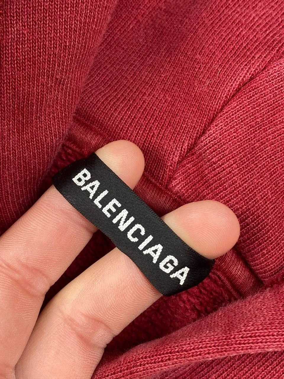 Balenciaga Balenciaga BB Crest Hoodie Big Logo Men Size S Red Size US S / EU 44-46 / 1 - 11 Thumbnail