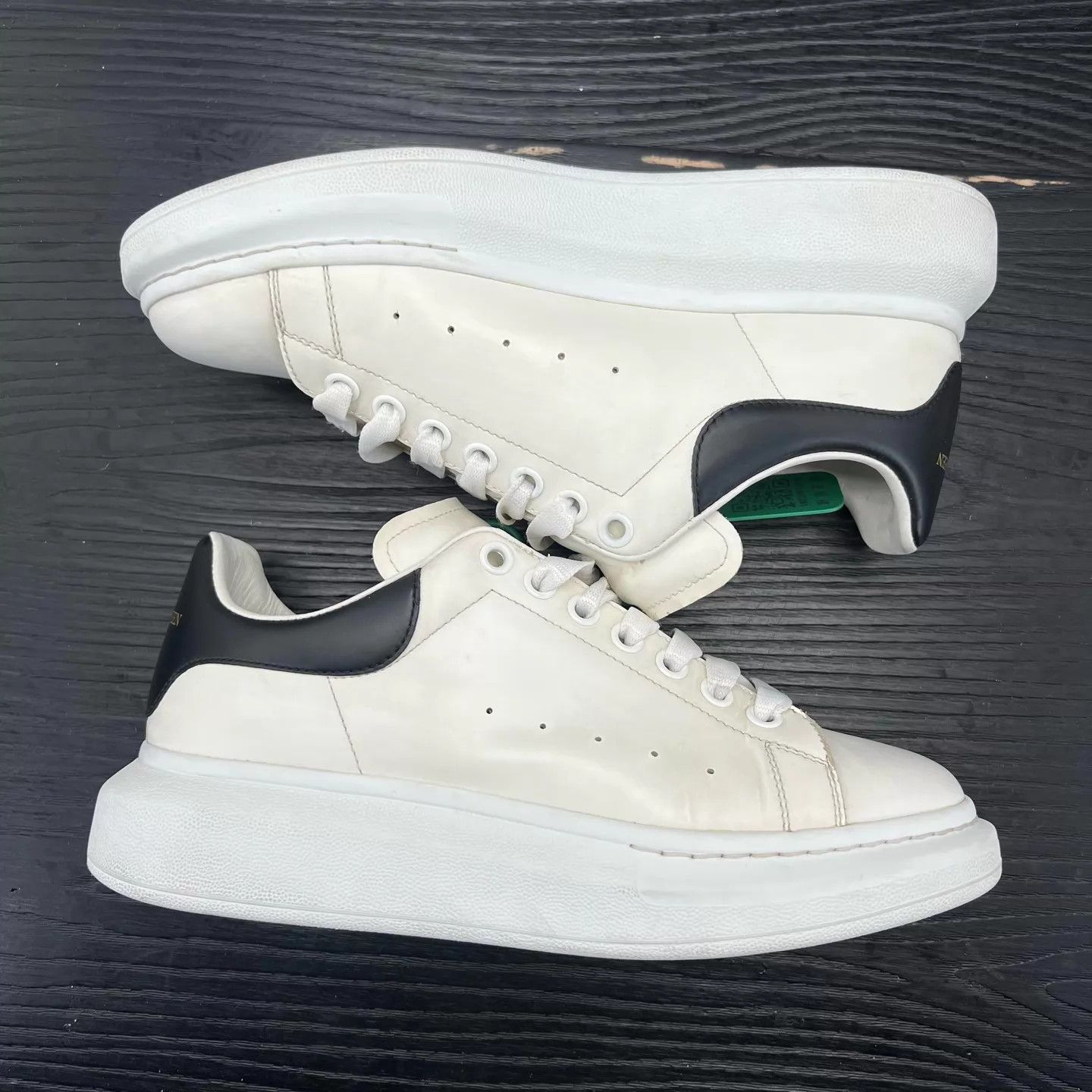 Balenciaga McQ Black Tailed smooth calf leather 41 Size US 8 / EU 41 - 3 Thumbnail