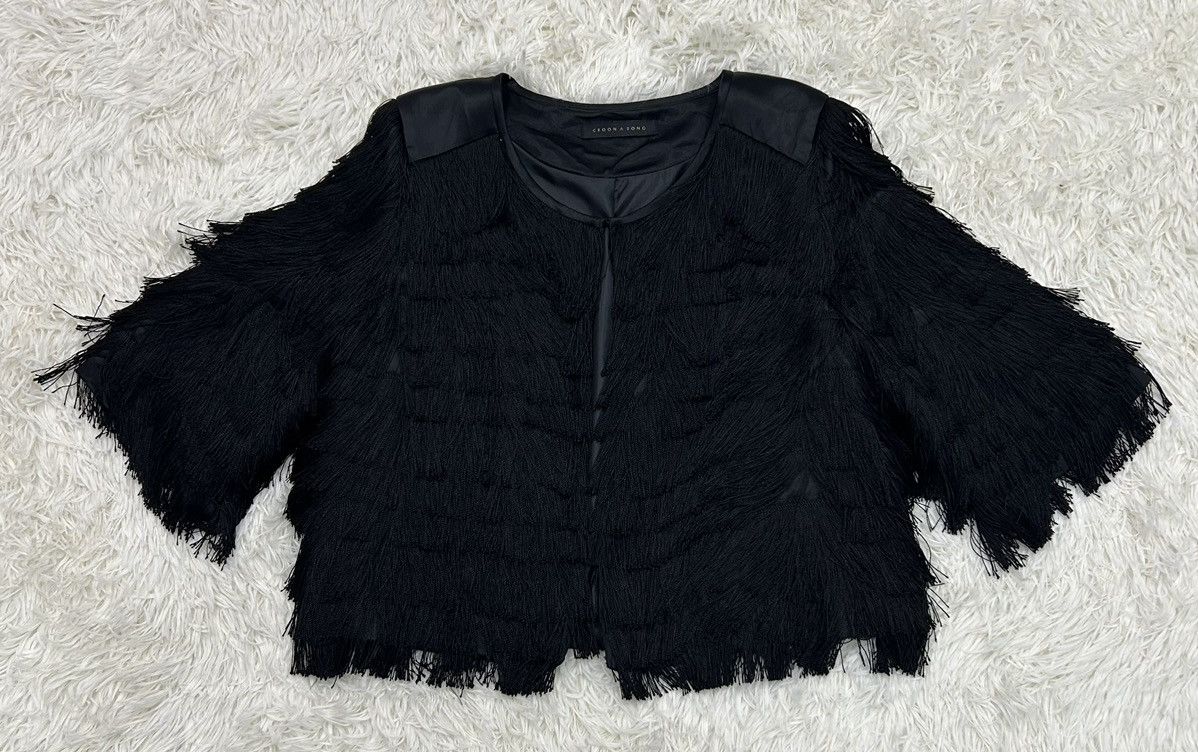 Japanese Brand Japanese Brand Croon a Song Crop Top Rayon Jacket Size S / US 4 / IT 40 - 2 Thumbnail