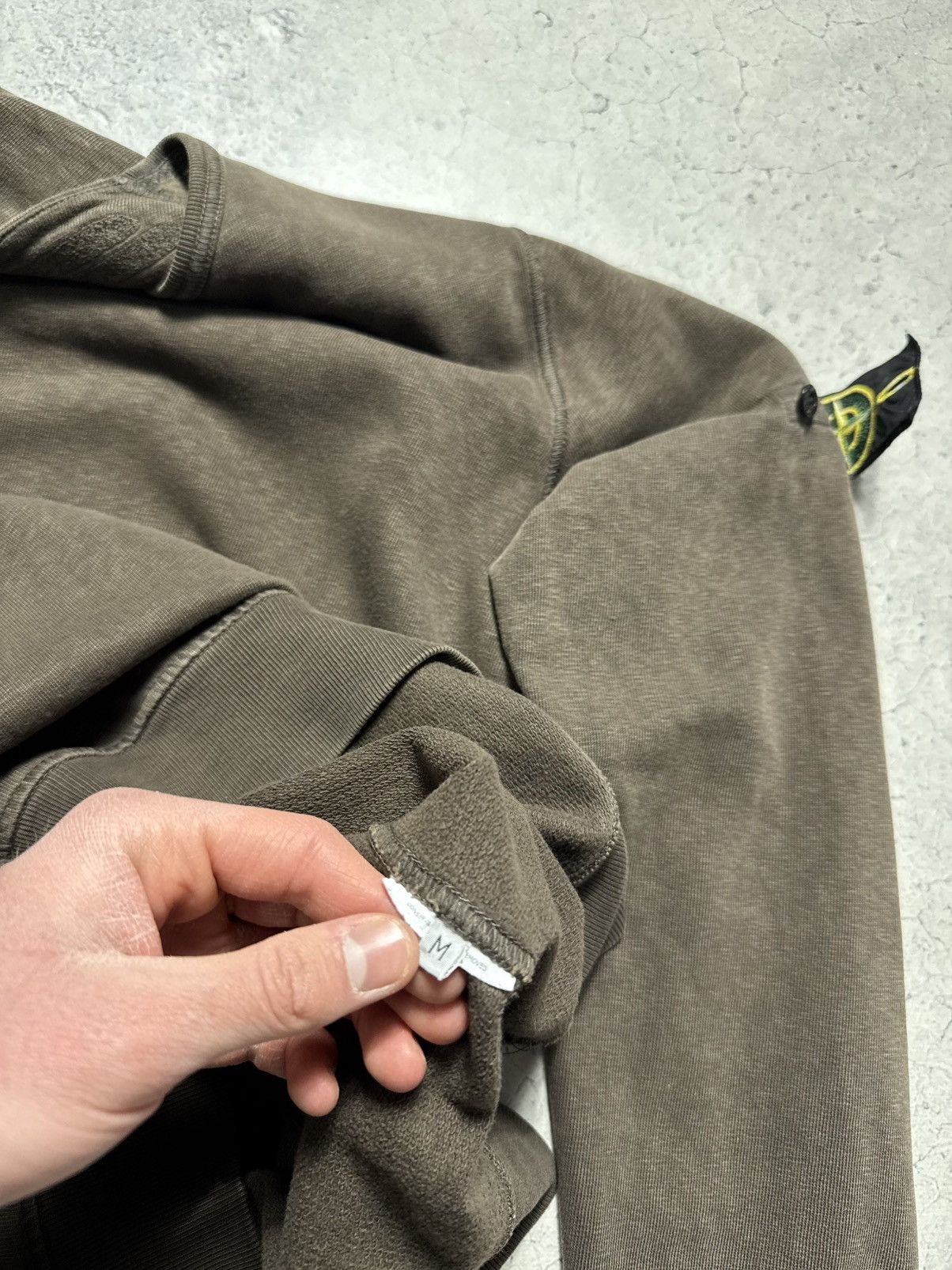 Stone Island Stone Island Brown Luxury Sweatshirt Casual Vintage Size M Size US M / EU 48-50 / 2 - 10 Thumbnail