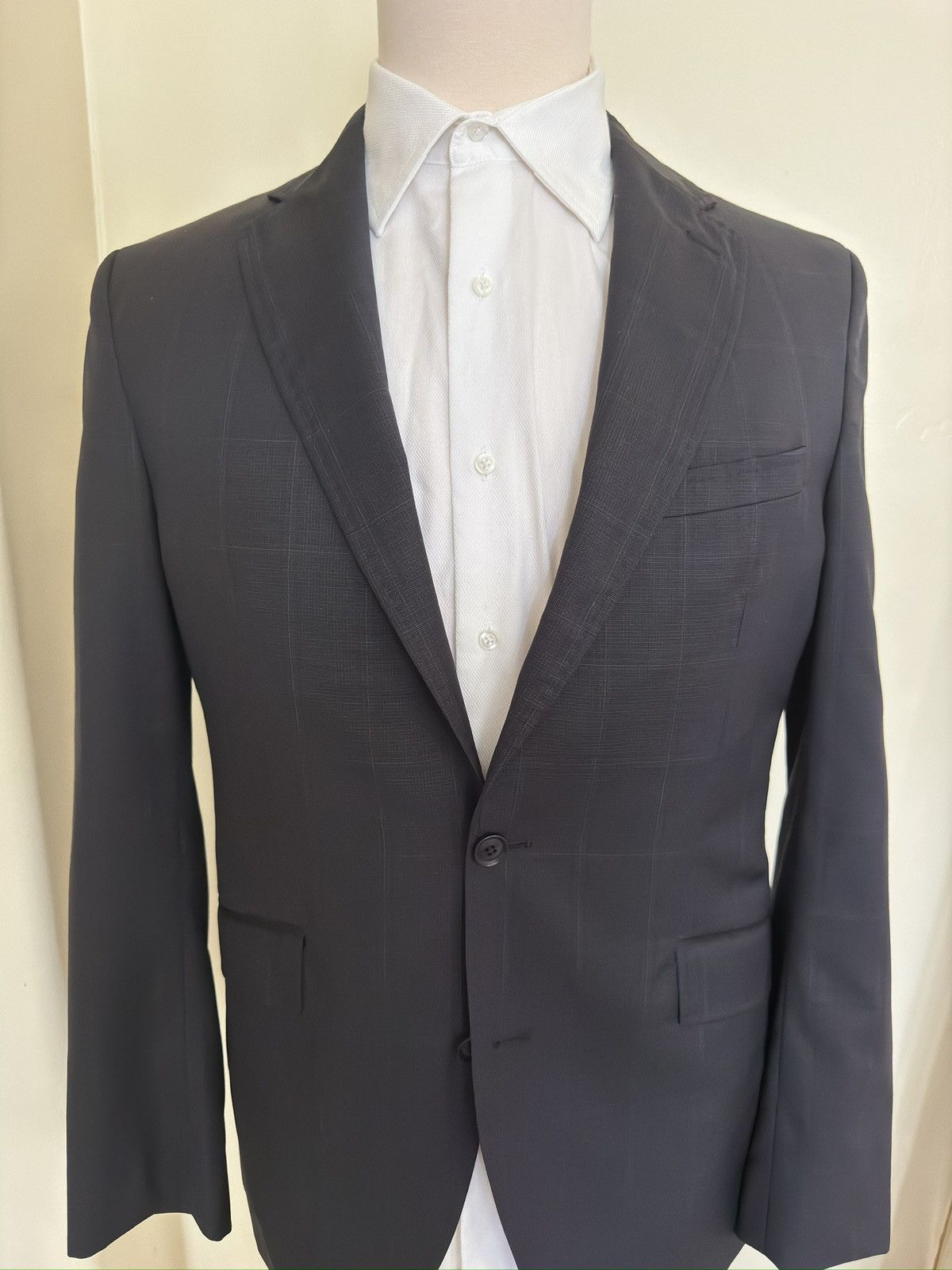 Ted Baker Ted Baker London Made in Italy Window Pane Check Jacket 42R Size 42R - 1 Thumbnail