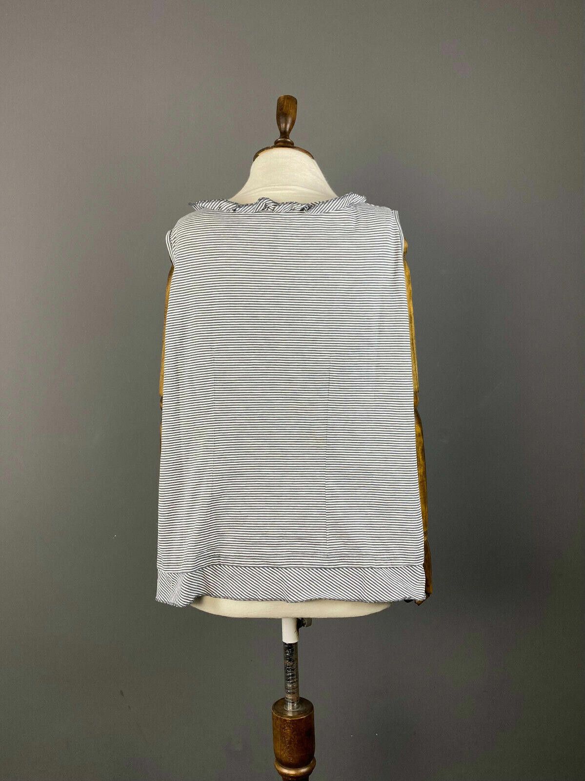 Designer Deerberg by Oska Stripe Lagenlook Summer Top Blouse Size M / US 6-8 / IT 42-44 - 5 Thumbnail