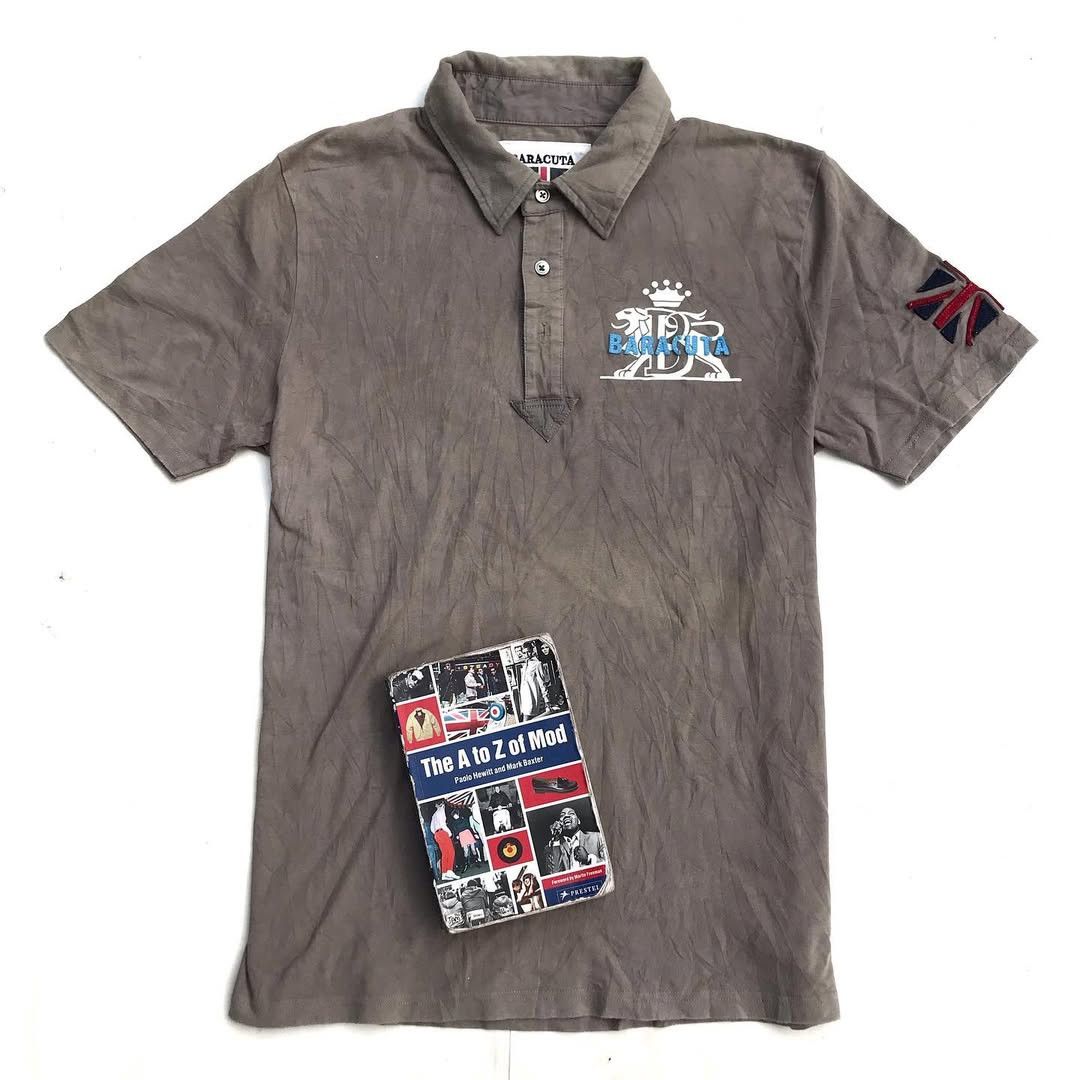 Baracuta × Other UK Baracuta Lions Crown polo shirt Grey Colourway Size 42 Xl Size US L / EU 52-54 / 3 - 4 Thumbnail