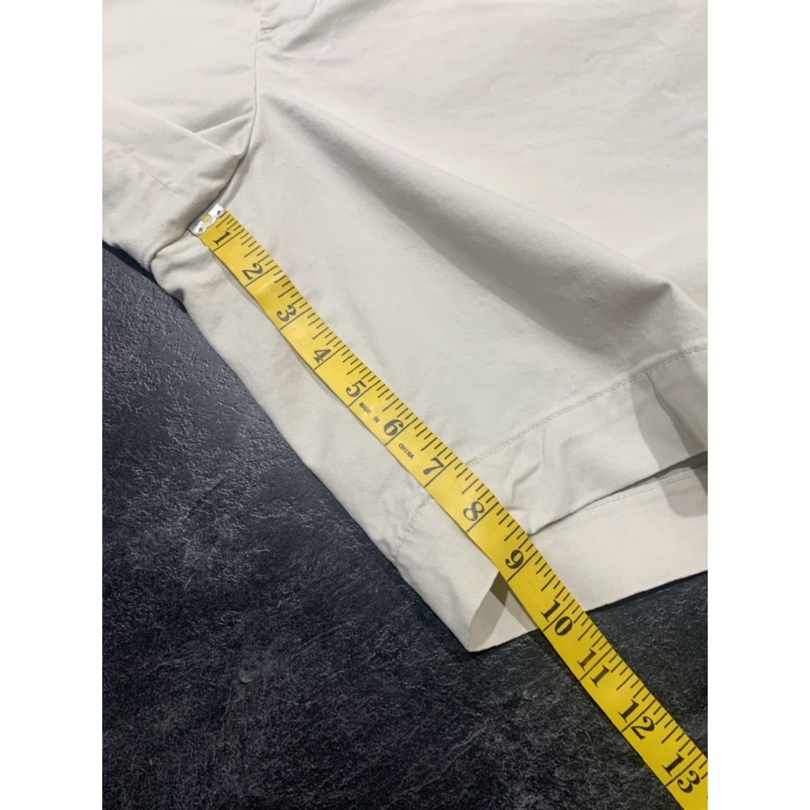Polo Ralph Lauren VINTAGE Polo Ralph Lauren Men's Shorts Chino Flat Front 9" Inseam Regular Fit Cotton Spandex Beige Size 38 Size US M / EU 48-50 / 2 - 6 Thumbnail