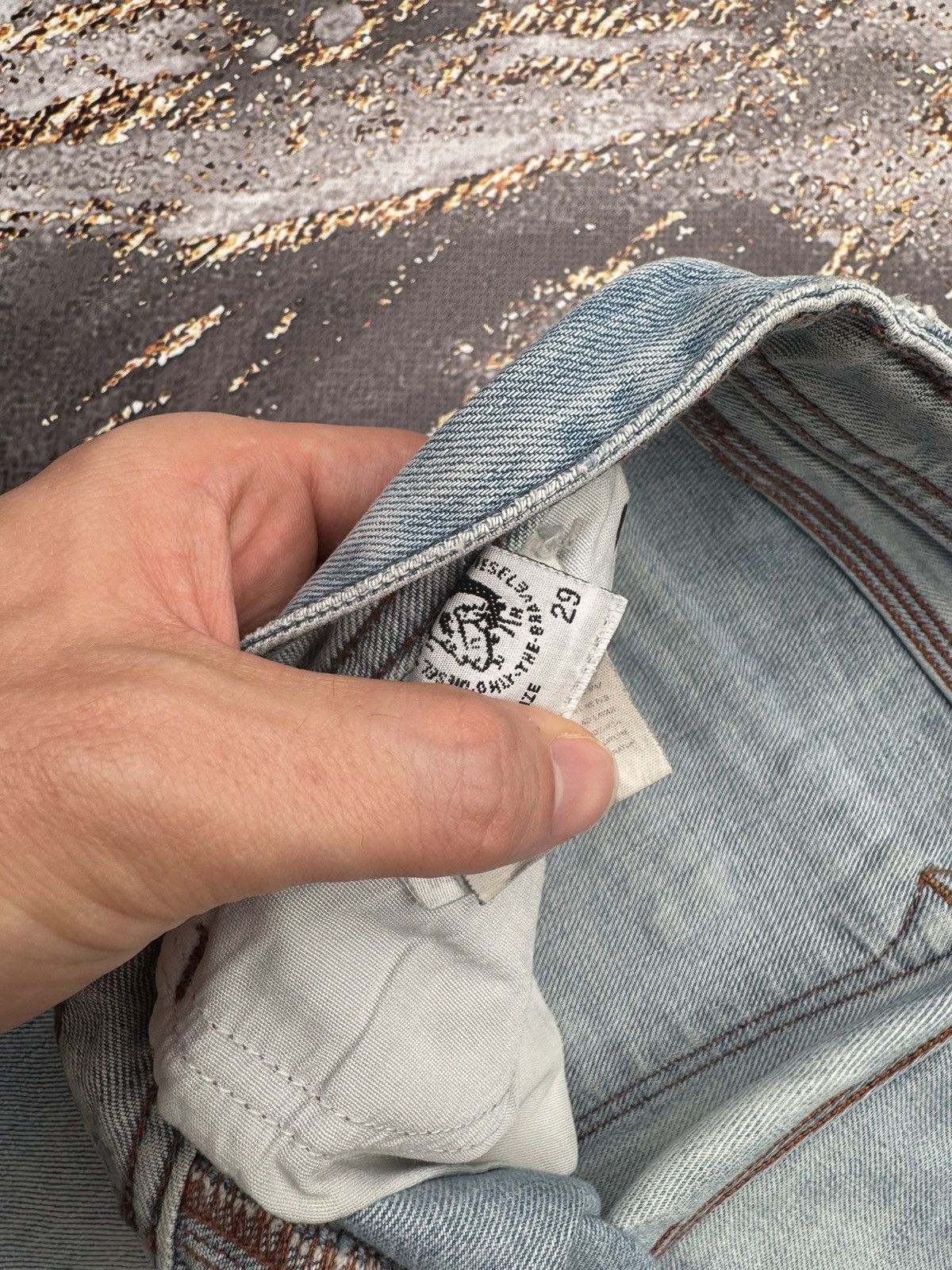 Diesel Diesel Vintage Light Flared Jeans Size 29" - 5 Thumbnail