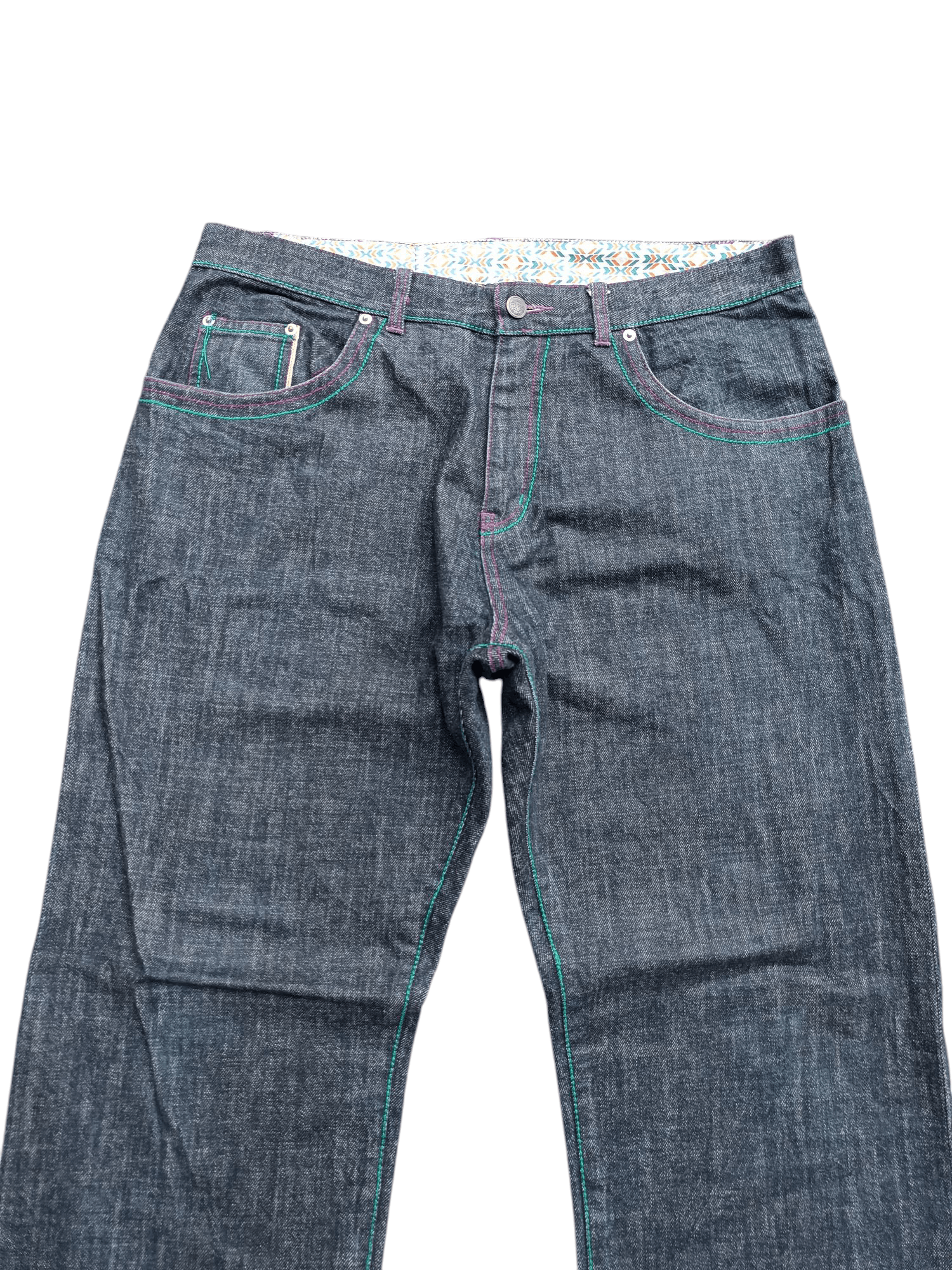 Japanese Brand XANTHOUS by Bags' Groove Selvedge Baggy Denim E242 Size US 34 / EU 50 - 2 Thumbnail