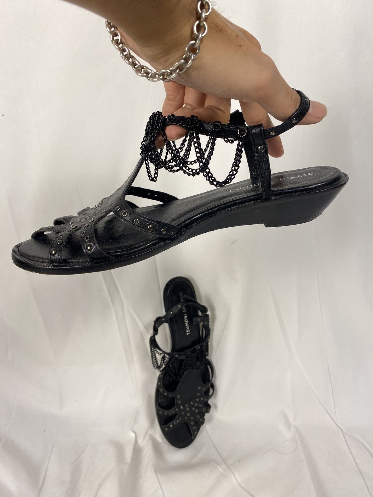 Issey Miyake Tsumori Chisato By Issey Miyake Sandal Studded Punk Style Size US 9 / IT 39 - 6 Thumbnail