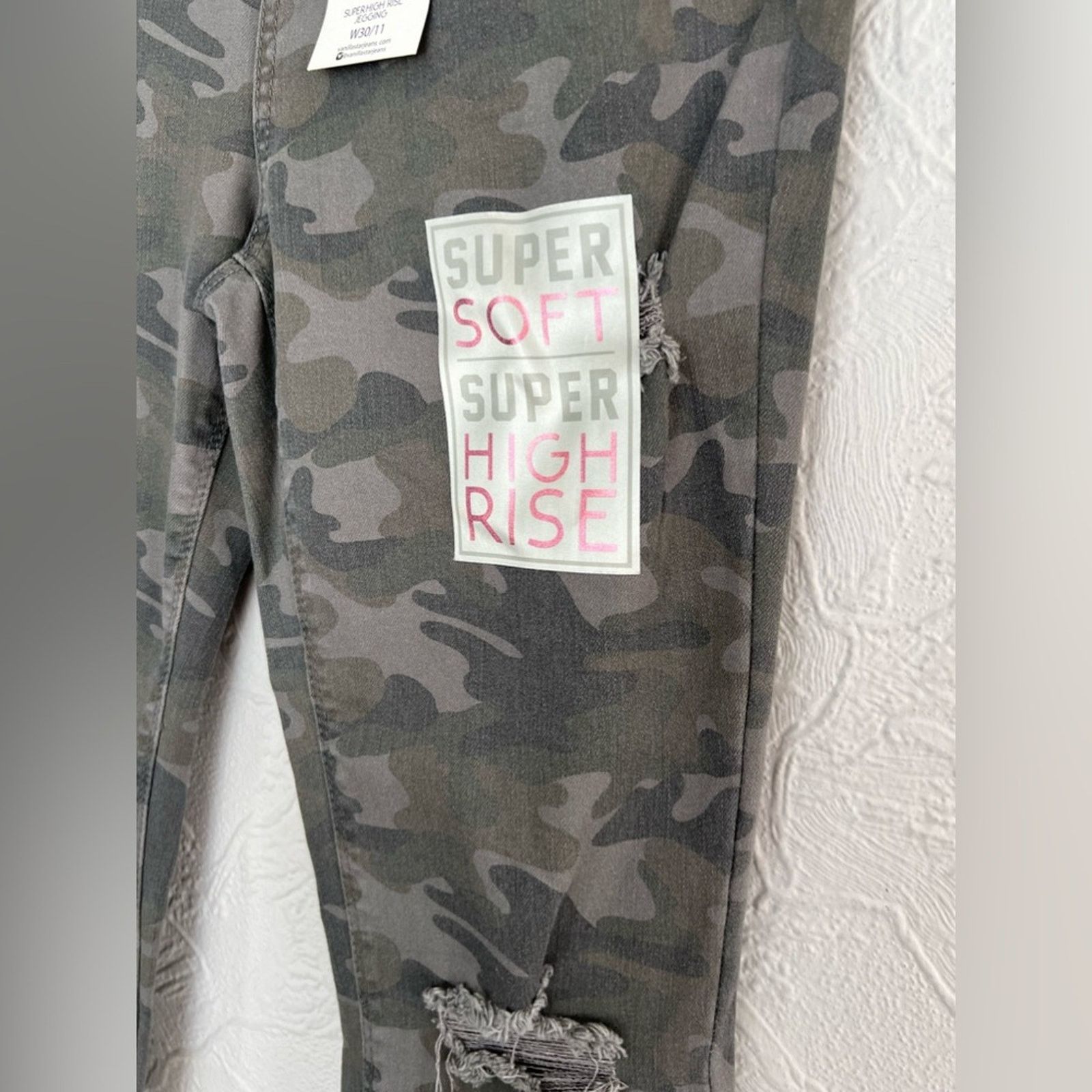 Other Nwt Vanilla Star High Rise Distressed Camo Jeggings 11 30x27 Size 30" / US 8 / IT 44 - 2 Thumbnail