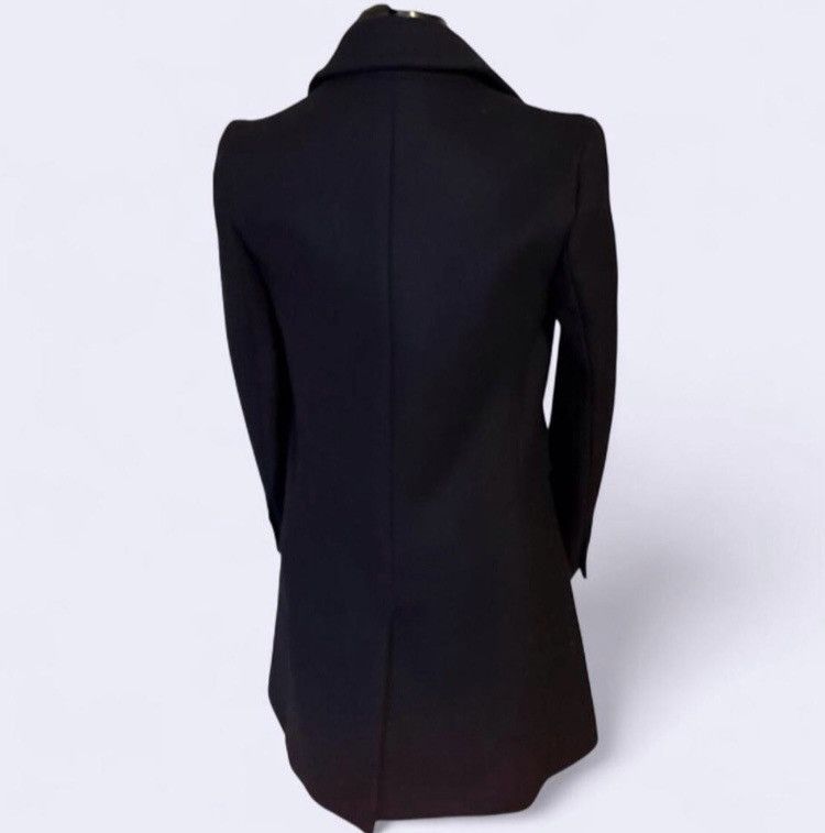 Zara NWT Zara Manteco (Italian Wool) Navy Blue Coat Sz XS Size XS / US 0-2 / IT 36-38 - 8 Thumbnail
