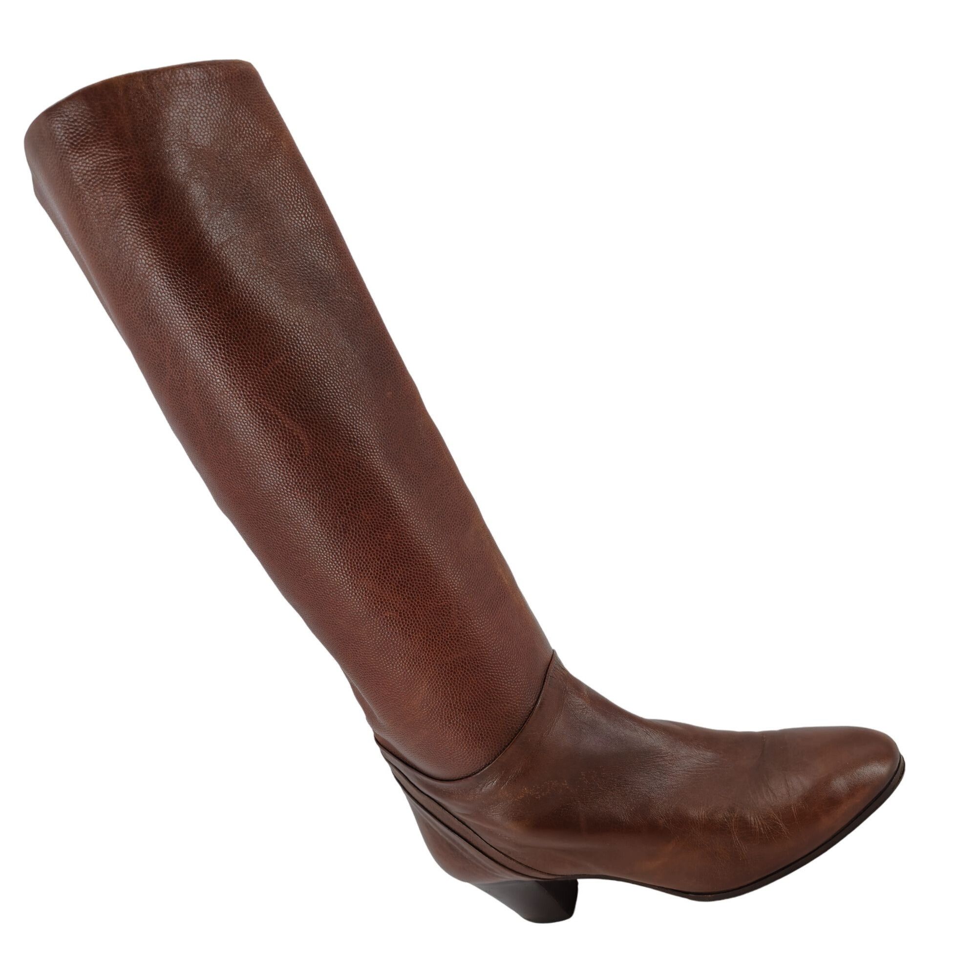 Bally Vintage Italian Calfskin Bally Womens Size 7.5M Brown Soft Size US 7.5 / IT 37.5 - 17 Thumbnail