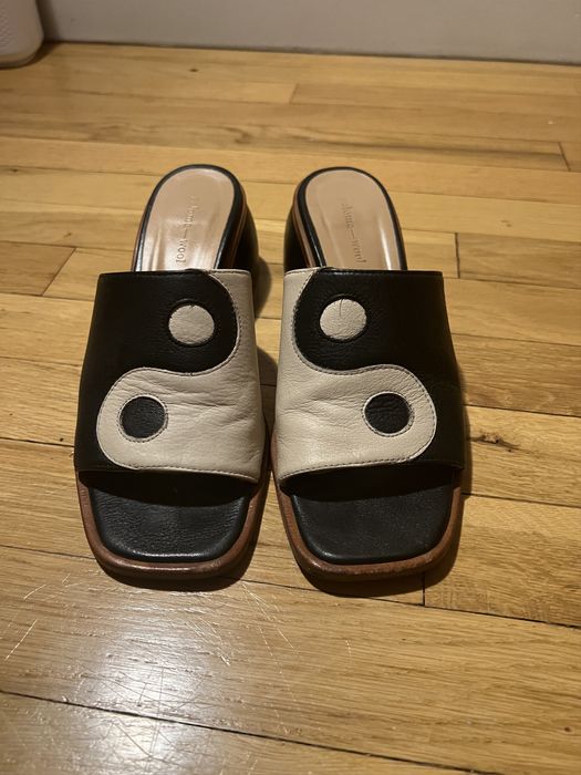 Paloma Wool Yin Yang Leather Sandals | Grailed