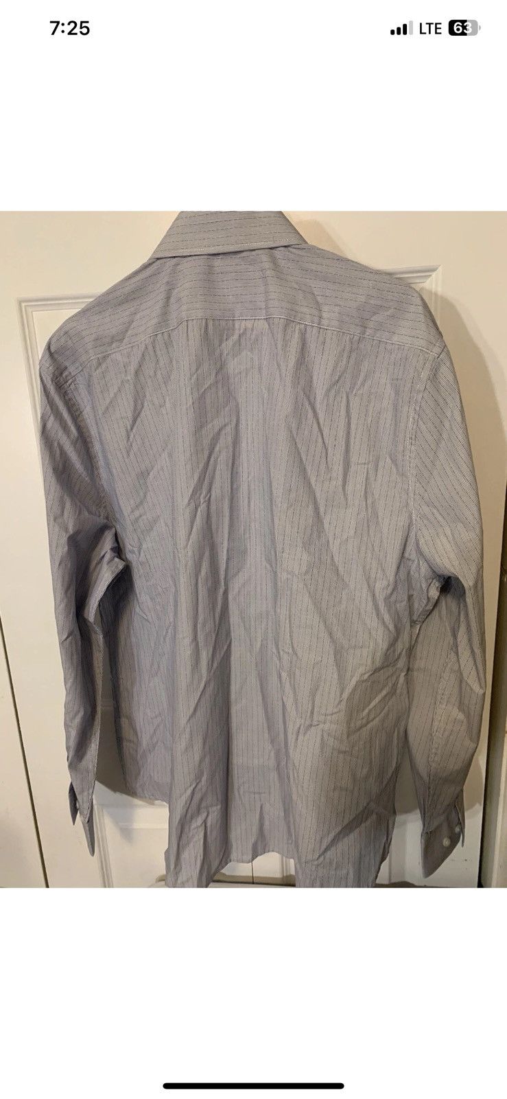 Structure Vintage 80s Structure Mens Sz XXL Button Shirt Blue Striped Size US XXL / EU 58 / 5 - 7 Thumbnail