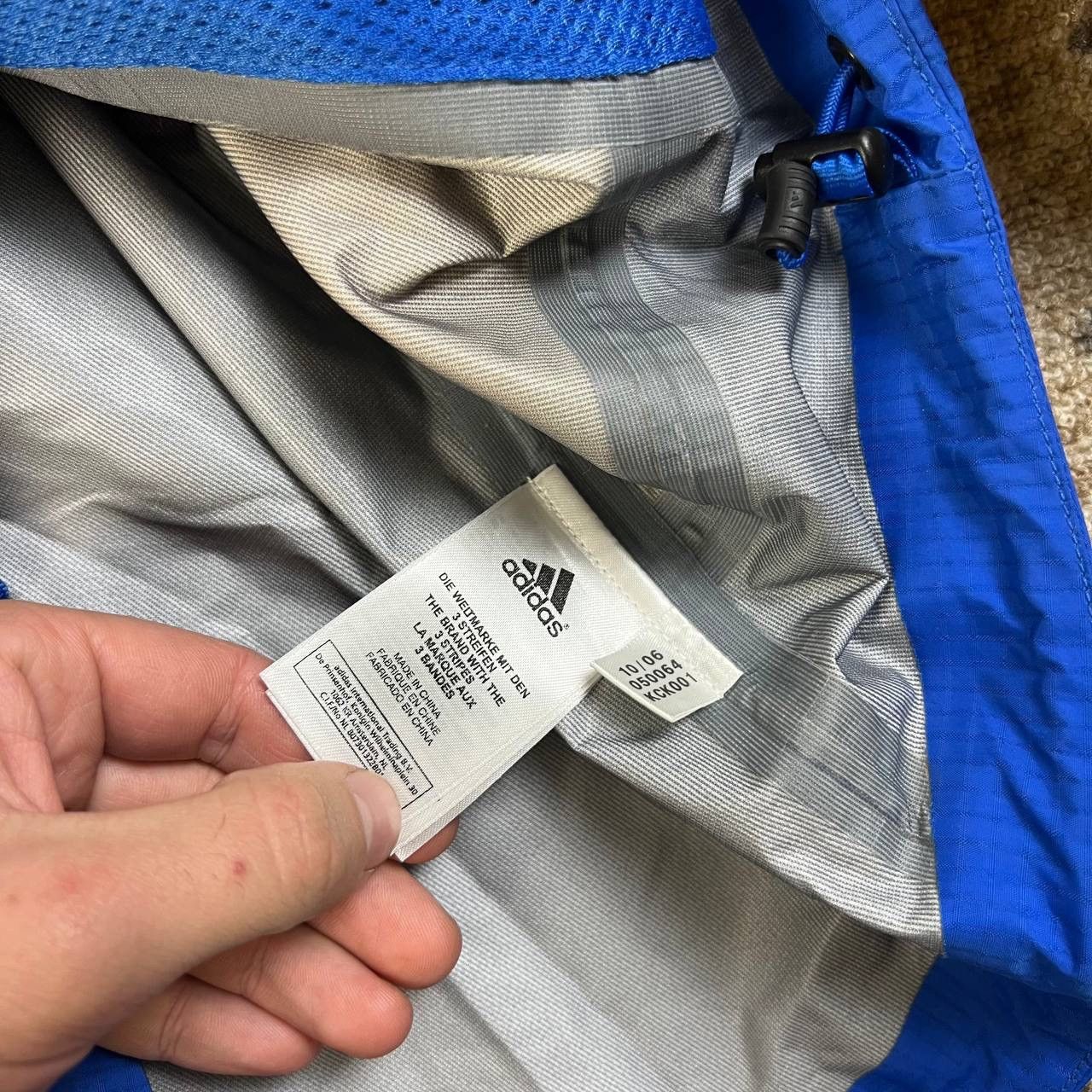 Adidas Adidas Vintage Y2K Aquazip Light Jacket Size US L / EU 52-54 / 3 - 8 Thumbnail