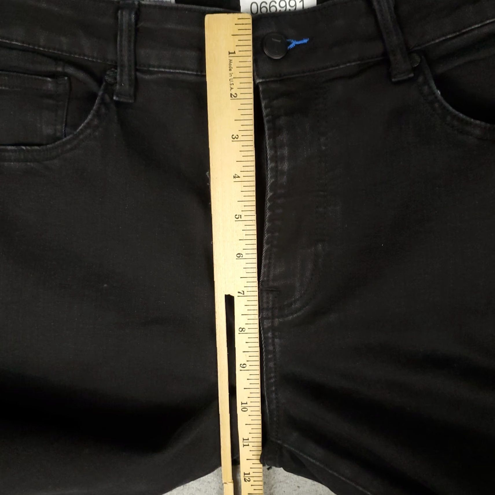 Denime Twillory Jeans Mens 36x34 Black Slim Fit 5 Pocket Denim Pants Jeans Size US 36 / EU 52 - 6 Thumbnail