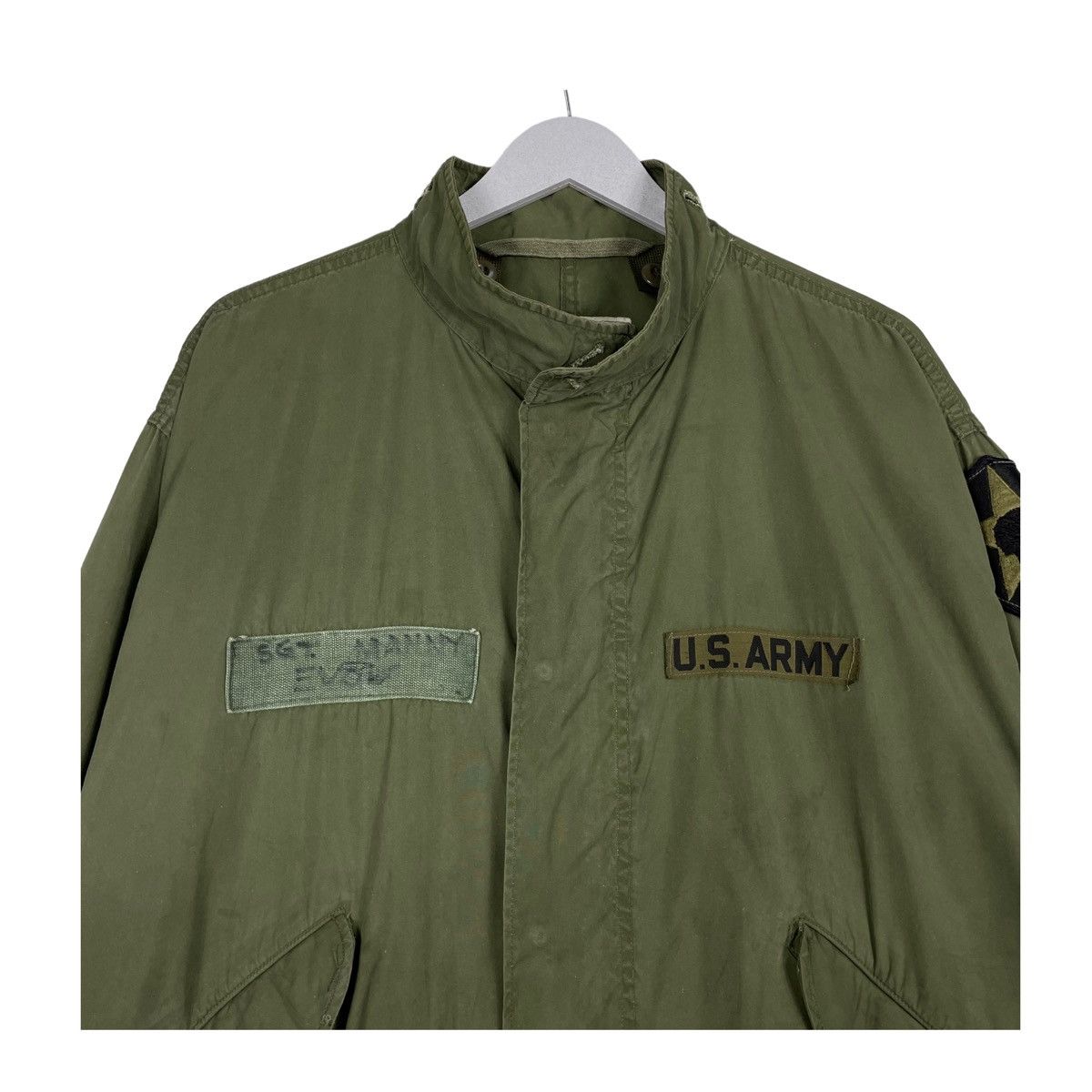 Vintage 💥VINTAGE US ARMY PARKA FISHTAIL MILITARY RIOT JACKET Size US L / EU 52-54 / 3 - 4 Thumbnail