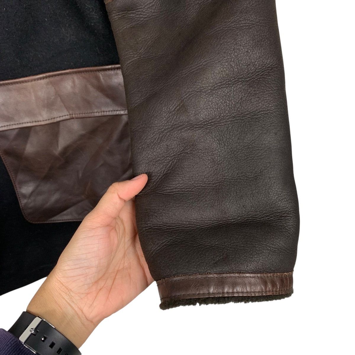 Japanese Brand Japanese Brand Acoustic Wool Leather Jacket Size US M / EU 48-50 / 2 - 14 Thumbnail