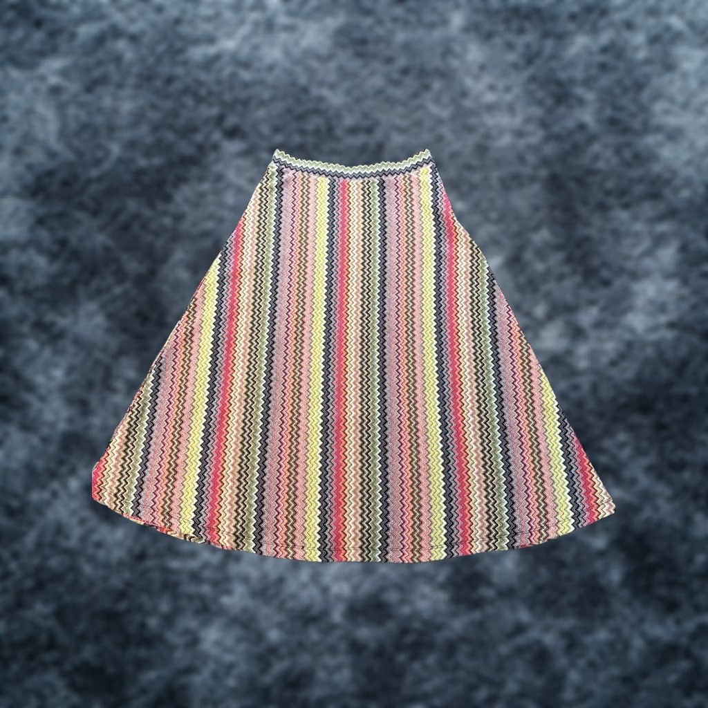 Anthropologie Maeve by Anthropologie Arely Knit Midi Skirt Women’s M Multicolor Spring A-Line Knit Midi Skirt Womens Medium Maeve Anthropologie Size 32" / US 10 / IT 46 - 1 Thumbnail