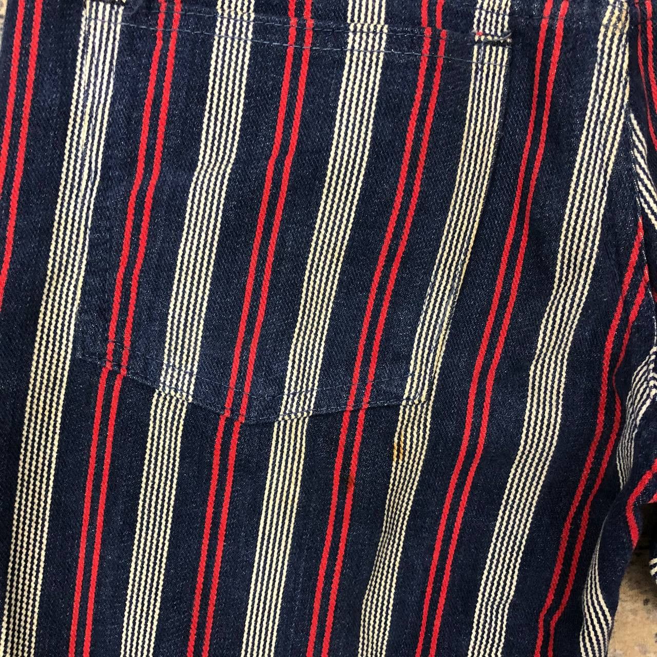 Other P439 VTG JONSN USA FLARED STRIPED JEANS Size US 30 / EU 46 - 7 Thumbnail
