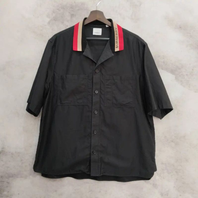 Burberry Burberry Black Summer Short Sleeve Shirt Size US M / EU 48-50 / 2 - 1 Thumbnail