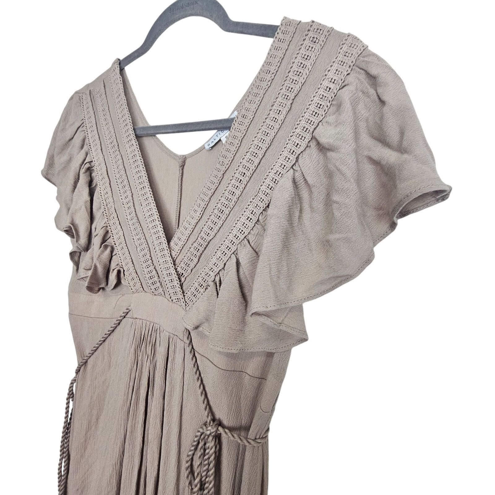 Born Baltic Born Womens Jennifer Bridesmaid Maxi Dress S Tasseled Size S / US 4 / IT 40 - 6 Thumbnail
