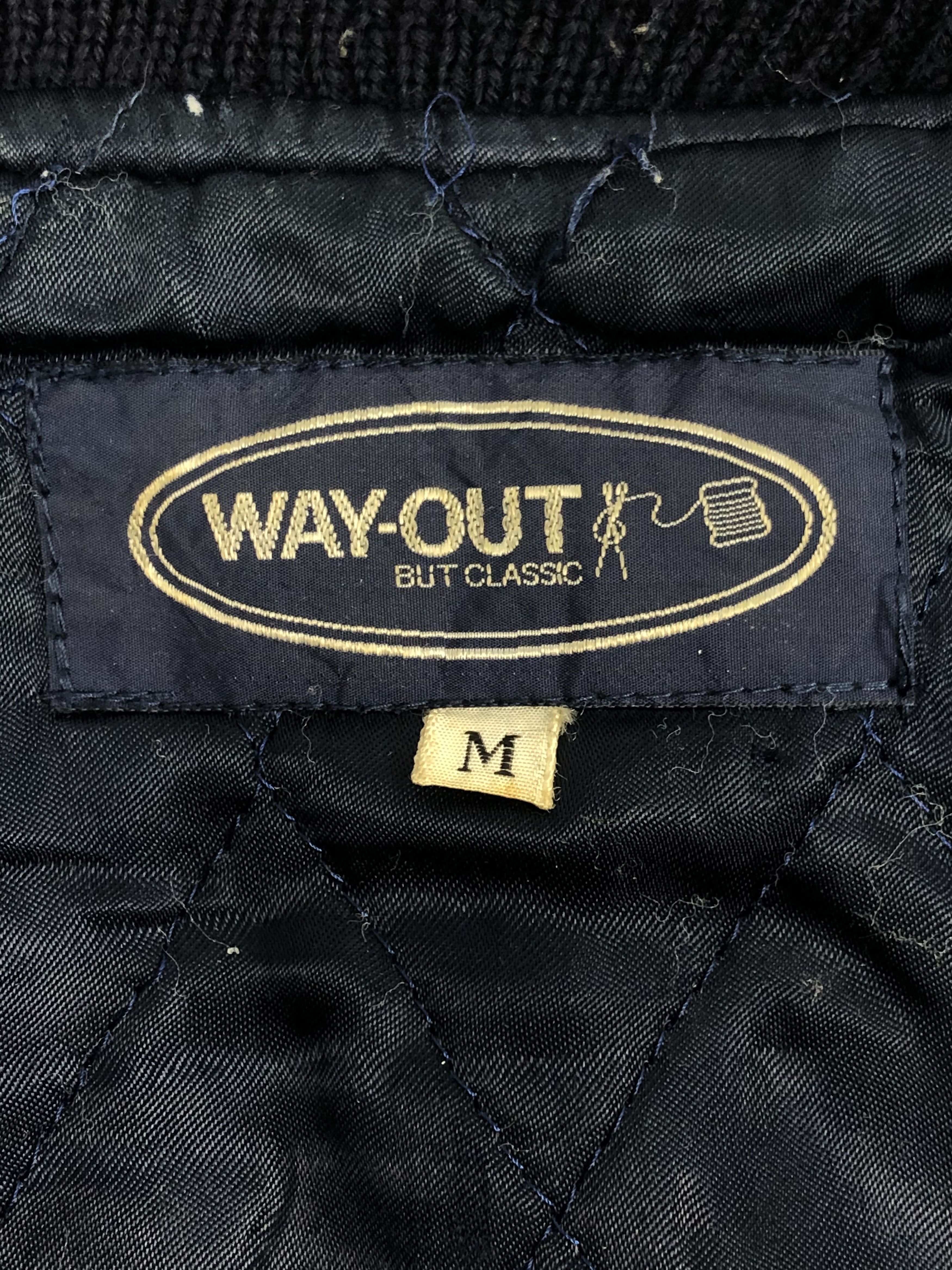 Japanese Brand Vintage 90s Japanese Brand Way Out Varsity Jacket V0069 Size US M / EU 48-50 / 2 - 5 Thumbnail