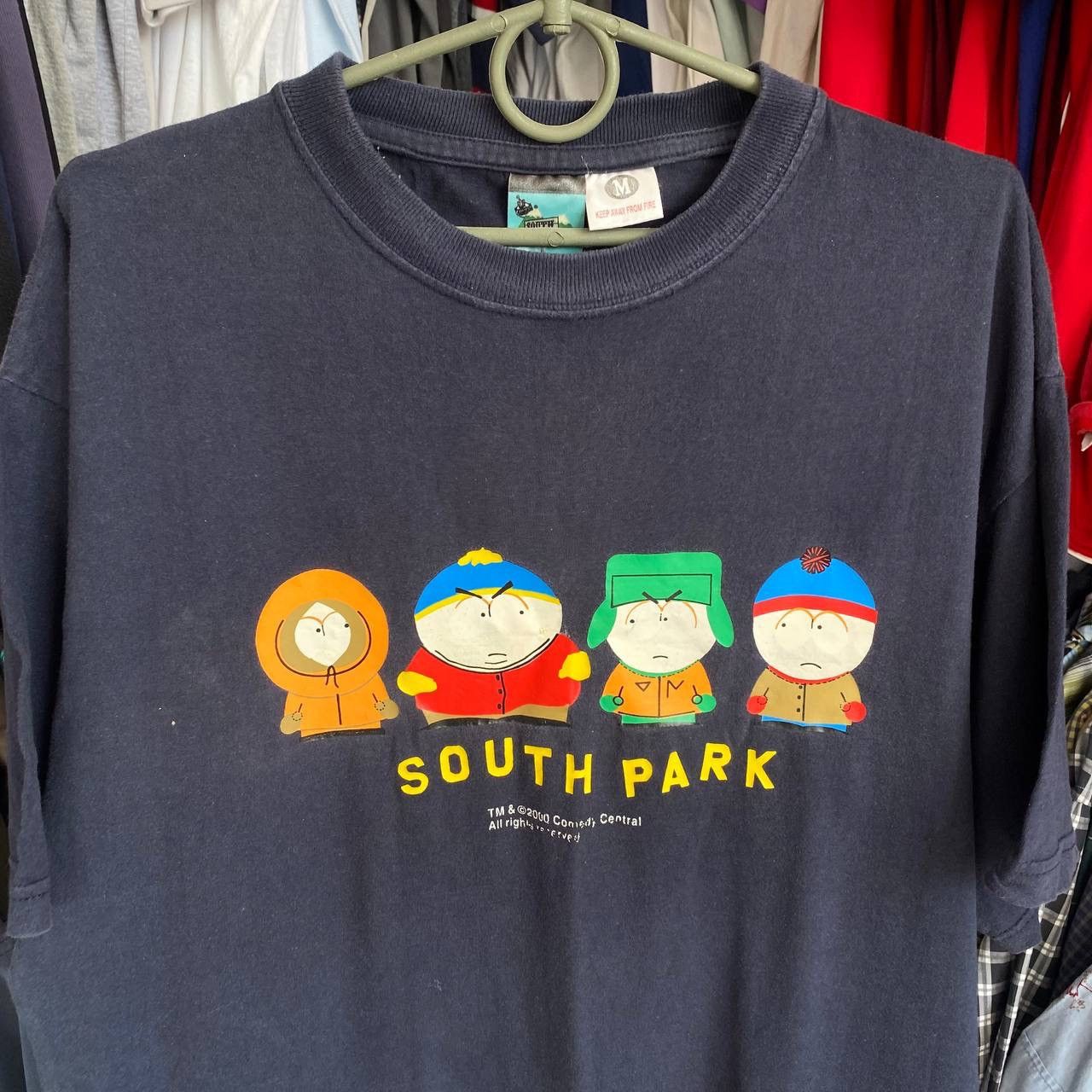 Cartoon Network × Vintage Vintage South Park 2000 Big Logo Cartoon Camedy tee Size US M / EU 48-50 / 2 - 2 Thumbnail