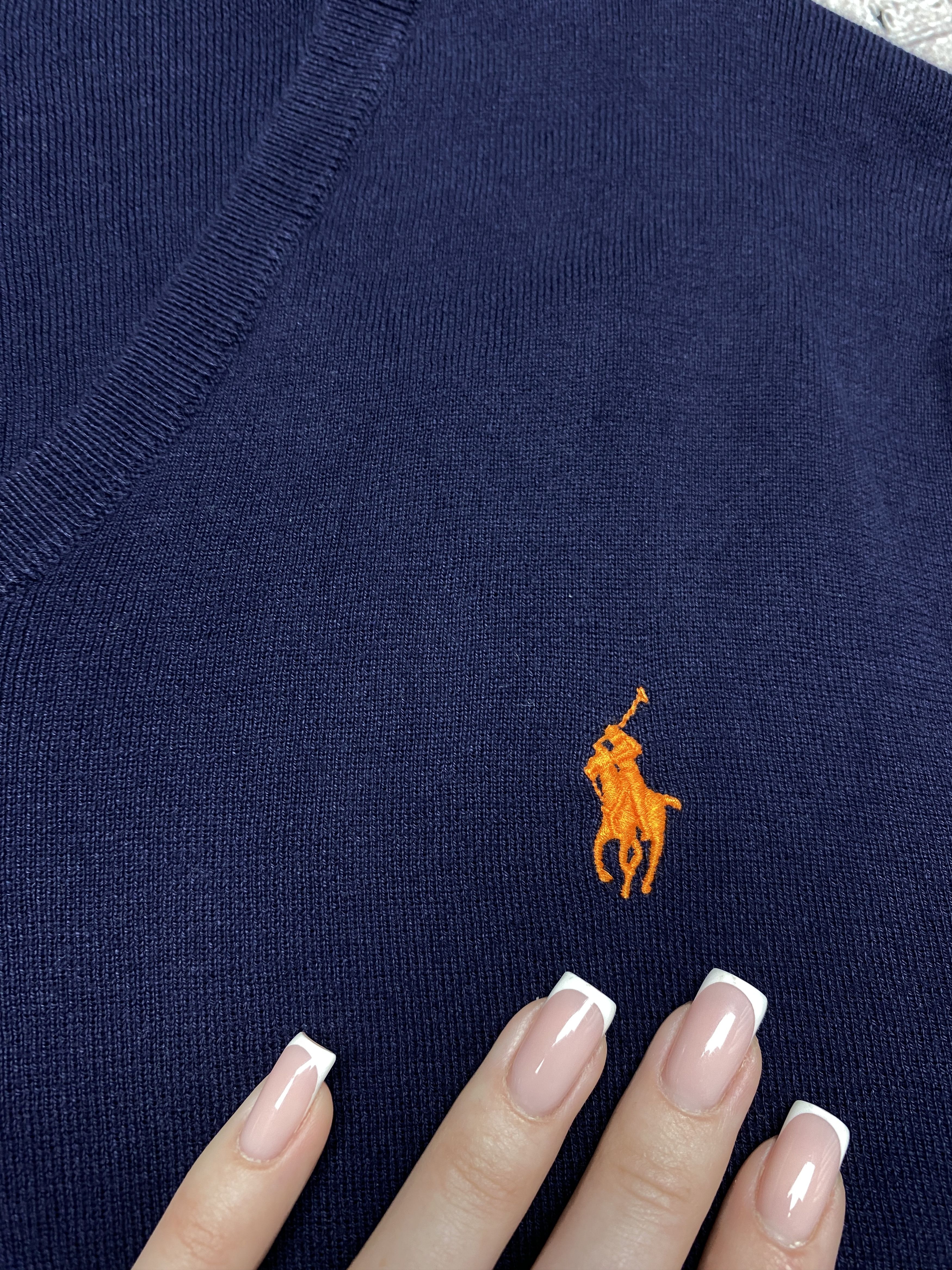 Polo Ralph Lauren Polo Ralph Lauren Mens V-Neck Sweater Size US L / EU 52-54 / 3 - 3 Thumbnail