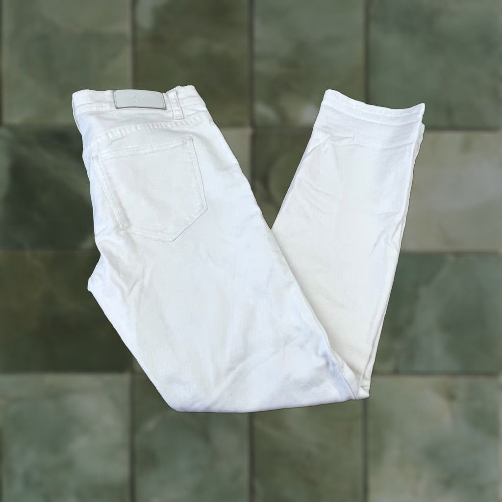 Vintage Else Womens White Distressed Jeans Size 26" / US 2 / IT 38 - 1 Thumbnail