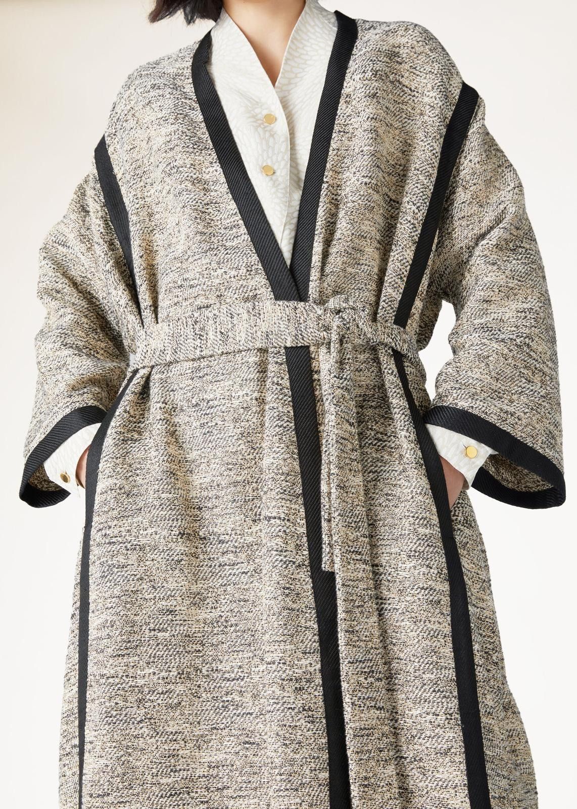 Loro Piana o1srvl11e0525 FAN8301 Dirk Coat in Multicolor Size XS / US 0-2 / IT 36-38 - 4 Thumbnail