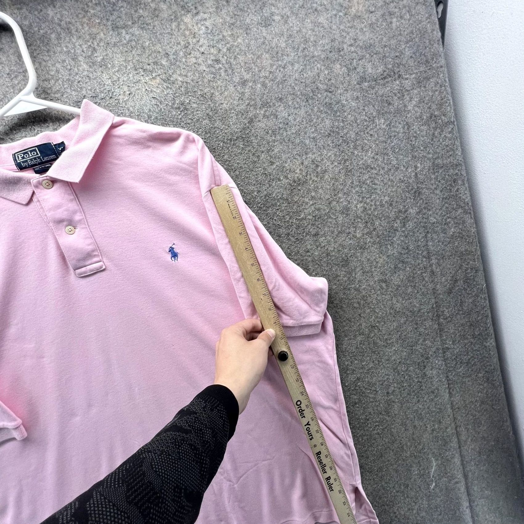 Polo Ralph Lauren Polo Ralph Lauren Polo Shirt Mens XL Pink Solid Pony Logo Short Sleeve Casual Size US XL / EU 56 / 4 - 3 Thumbnail