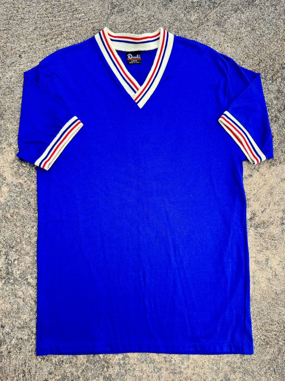 Vintage Vintage 80’s Soccer Jersey Size US L / EU 52-54 / 3 - 3 Thumbnail