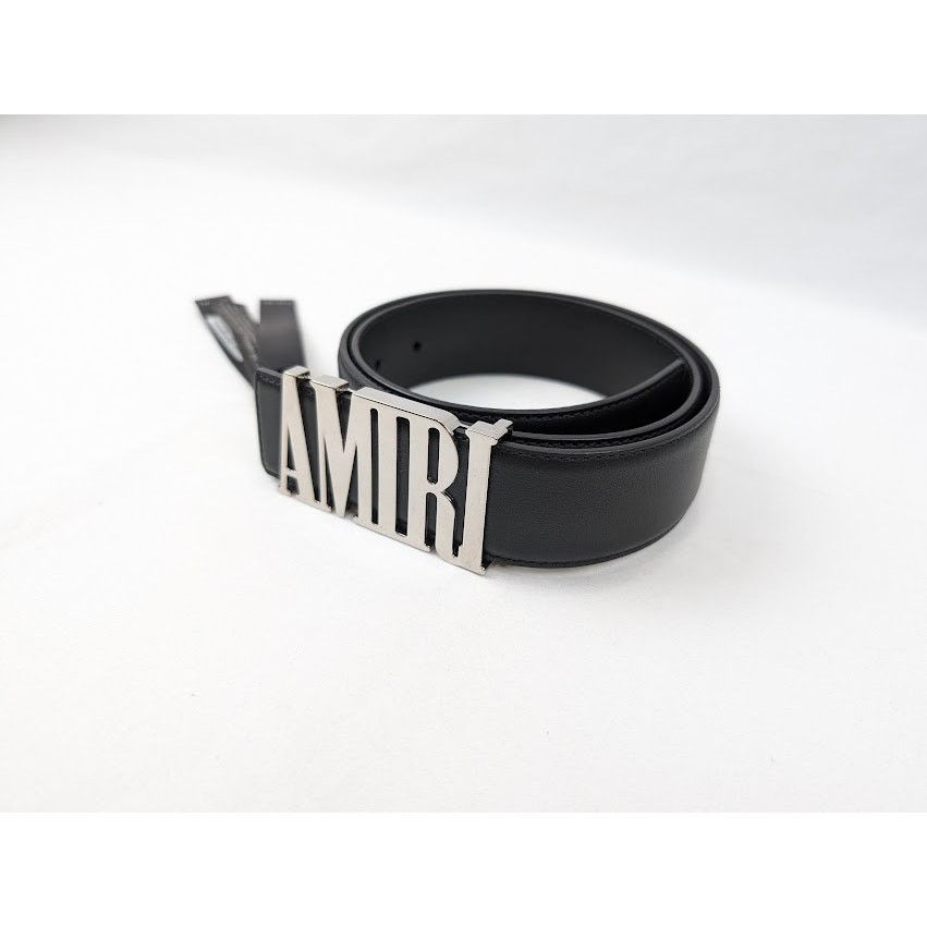 Amiri o1rshd1 Size: 70 / Core 4cm Nappa Belt in Black Size 26 - 5 Thumbnail