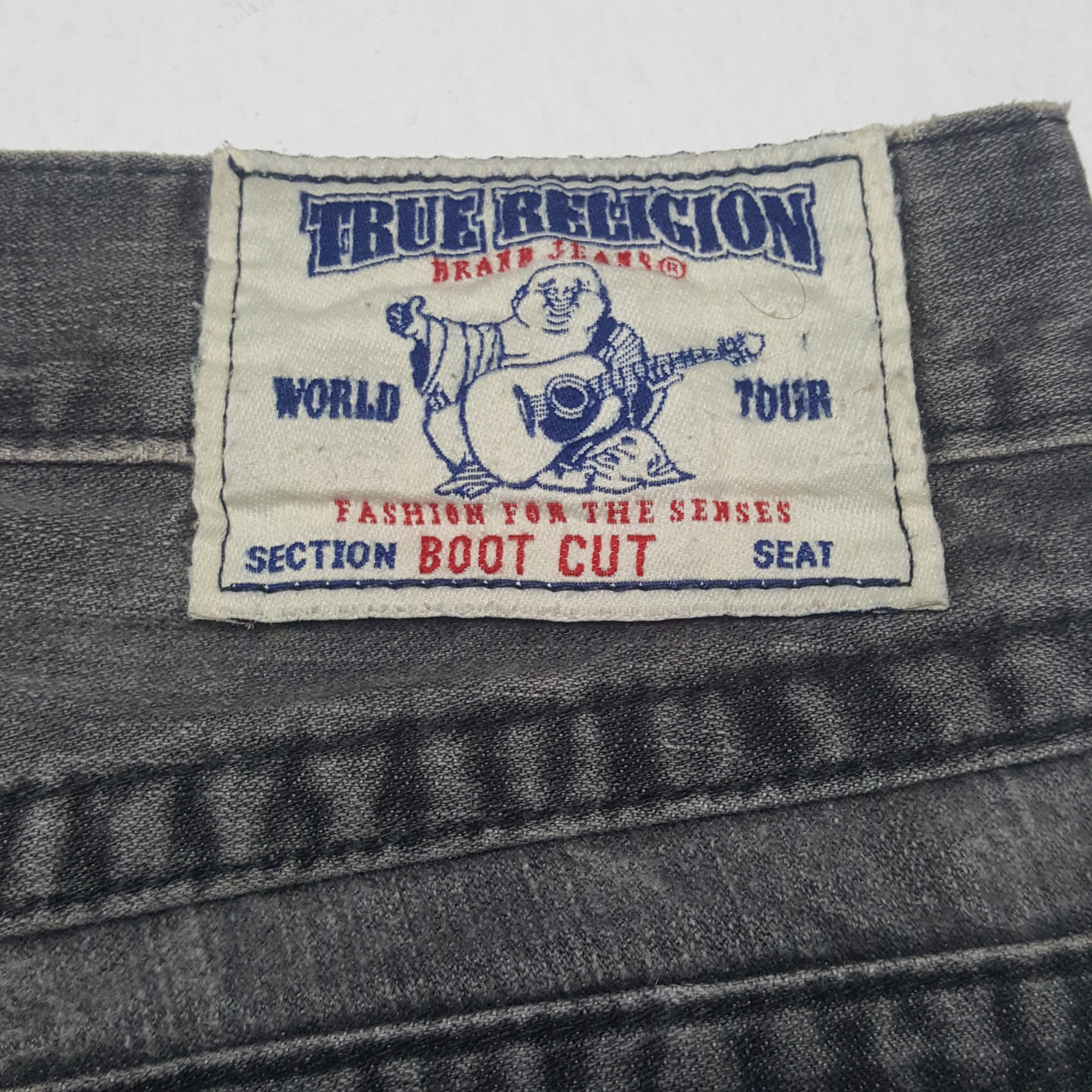 True Religion × Vintage True Religion Daily Streetwear Style Distressed Jeans Size US 35 - 9 Thumbnail