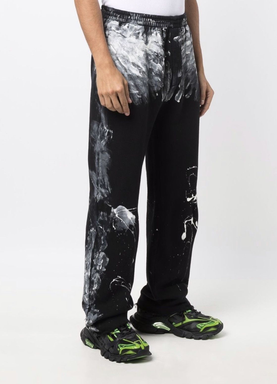 Balenciaga 🔥$1.6K VALUE🔥 Painted Splatter Tracksuit Jogger Pants Size US 36 / EU 52 - 4 Thumbnail