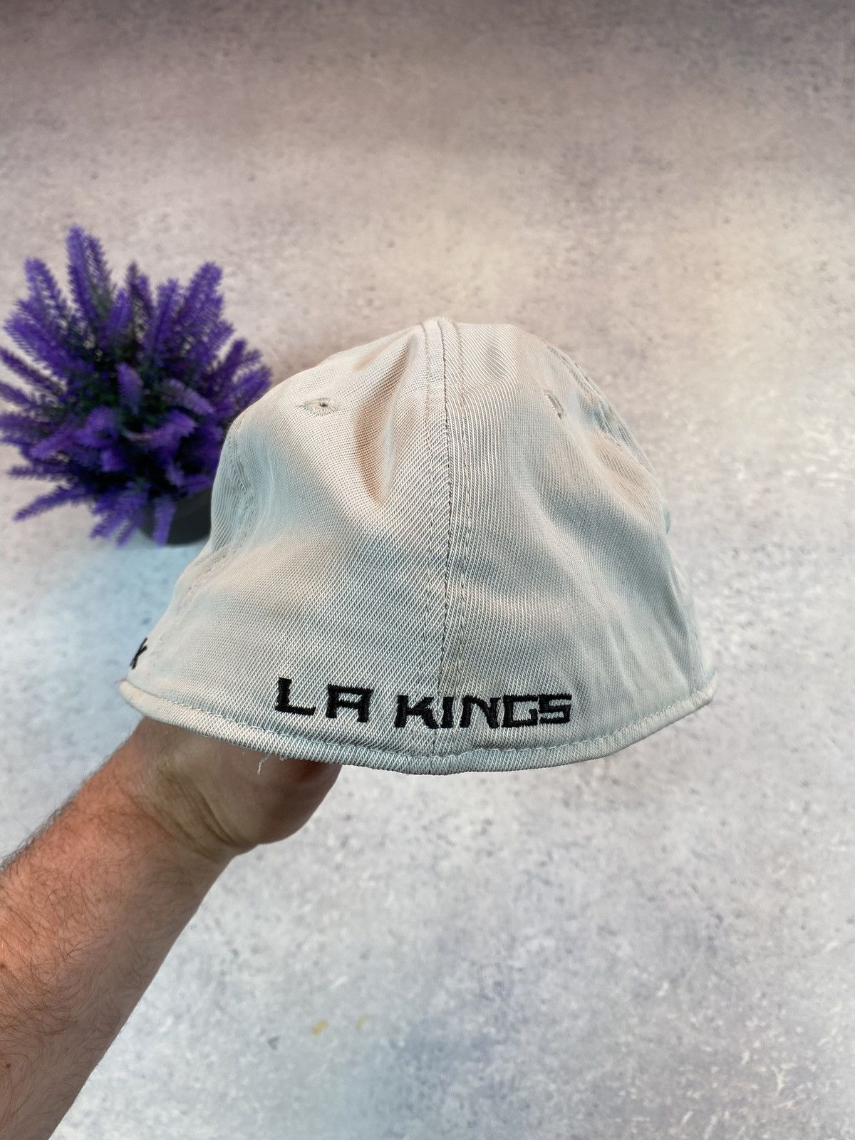 NHL × Reebok NHL Los Angeles Kings Reebok Adult Structured Flex Fit Cap Size ONE SIZE - 5 Thumbnail
