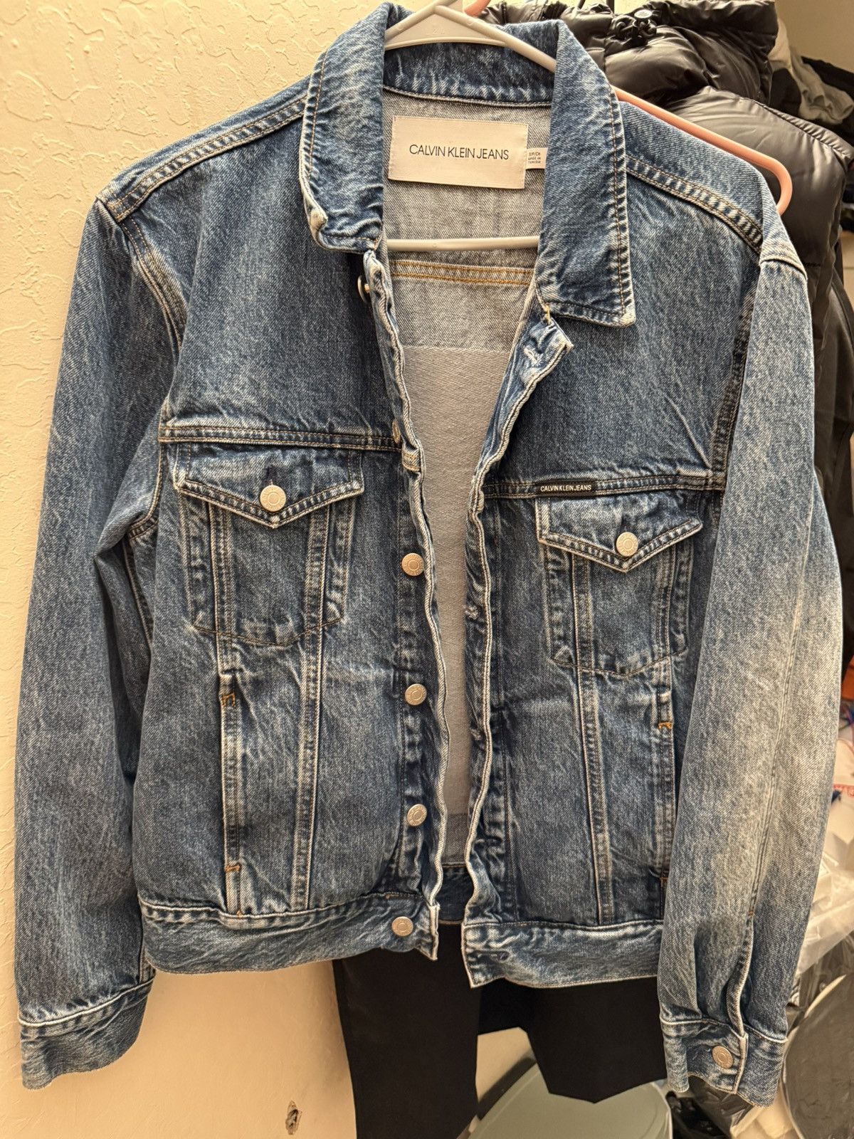 Calvin Klein Calvin Klein Trucker Stone Mountain Denim Jacket Size US S / EU 44-46 / 1 - 2 Thumbnail