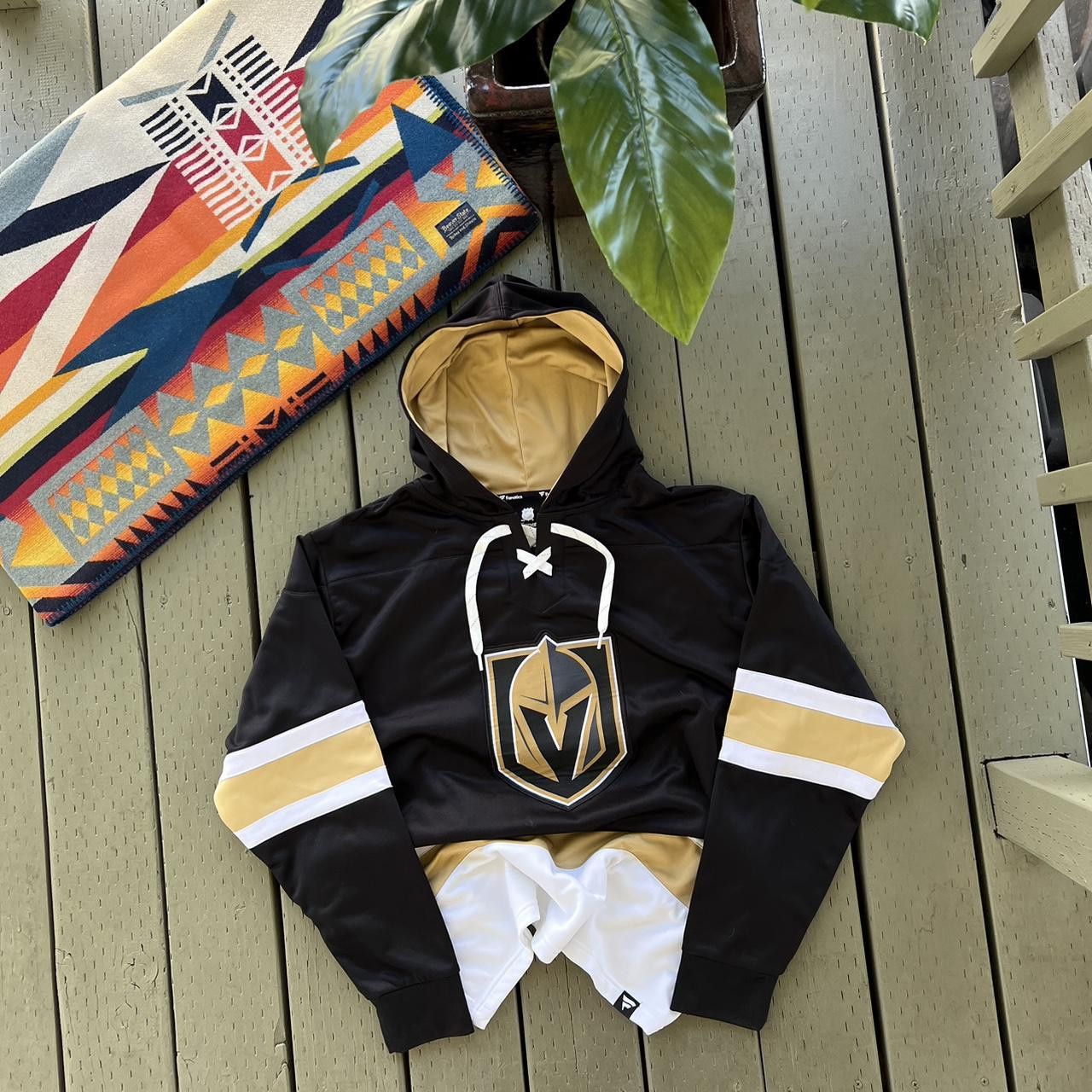 NHL × Vintage Vegas Golden Knights Hockey Pullover Hoodie Size US XL / EU 56 / 4 - 3 Thumbnail