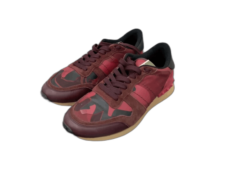 Valentino Valentino Red Camouflage Rockrun Sneakers 40 Size Size US 9 / EU 42 - 1 Thumbnail