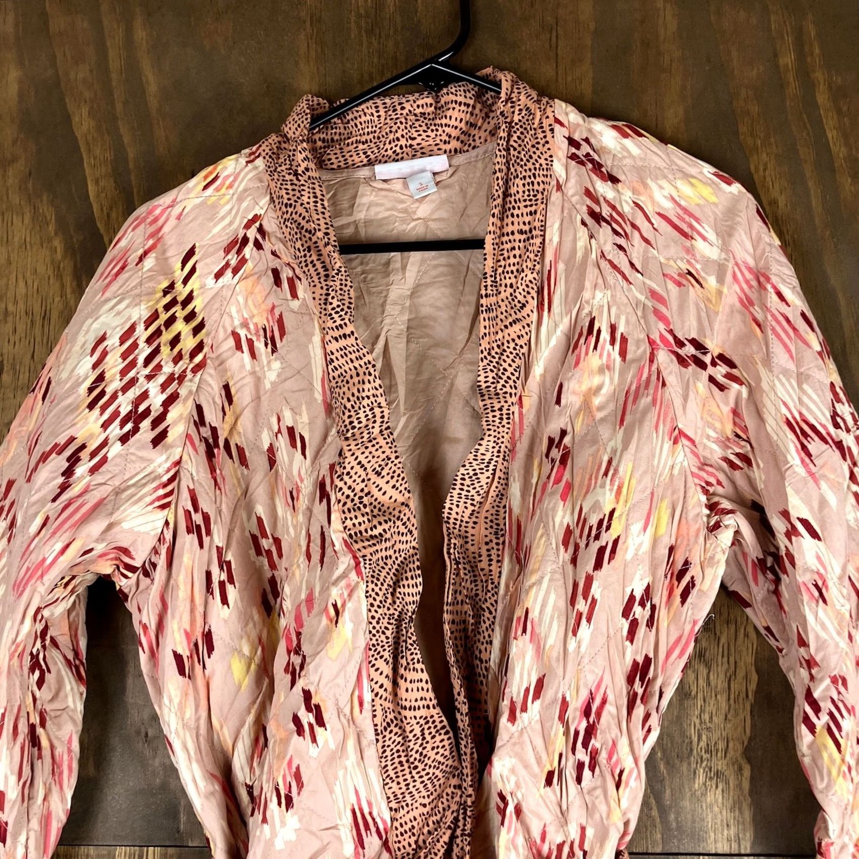 Express Express Womens Jacket Multicolor Quilted Open Front Belted Cotton Blend Small Jacket Blazer Womens Medium? Size S / US 4 / IT 40 - 2 Thumbnail