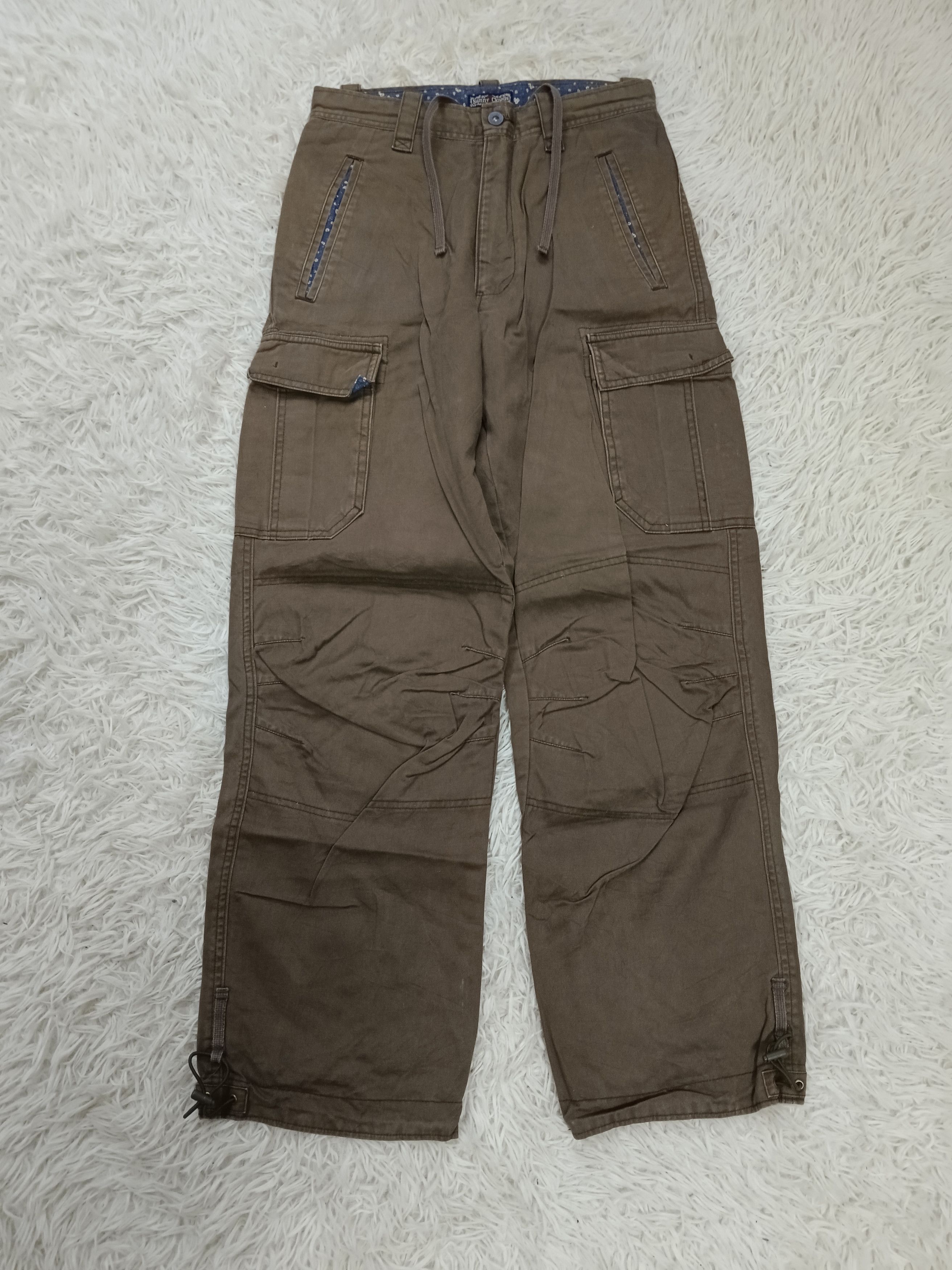 Japanese Brand WIDE PANTS CARGO BALLON PARACHUTE SUNNY CLOUD PANTS Size US 29 - 1 Thumbnail