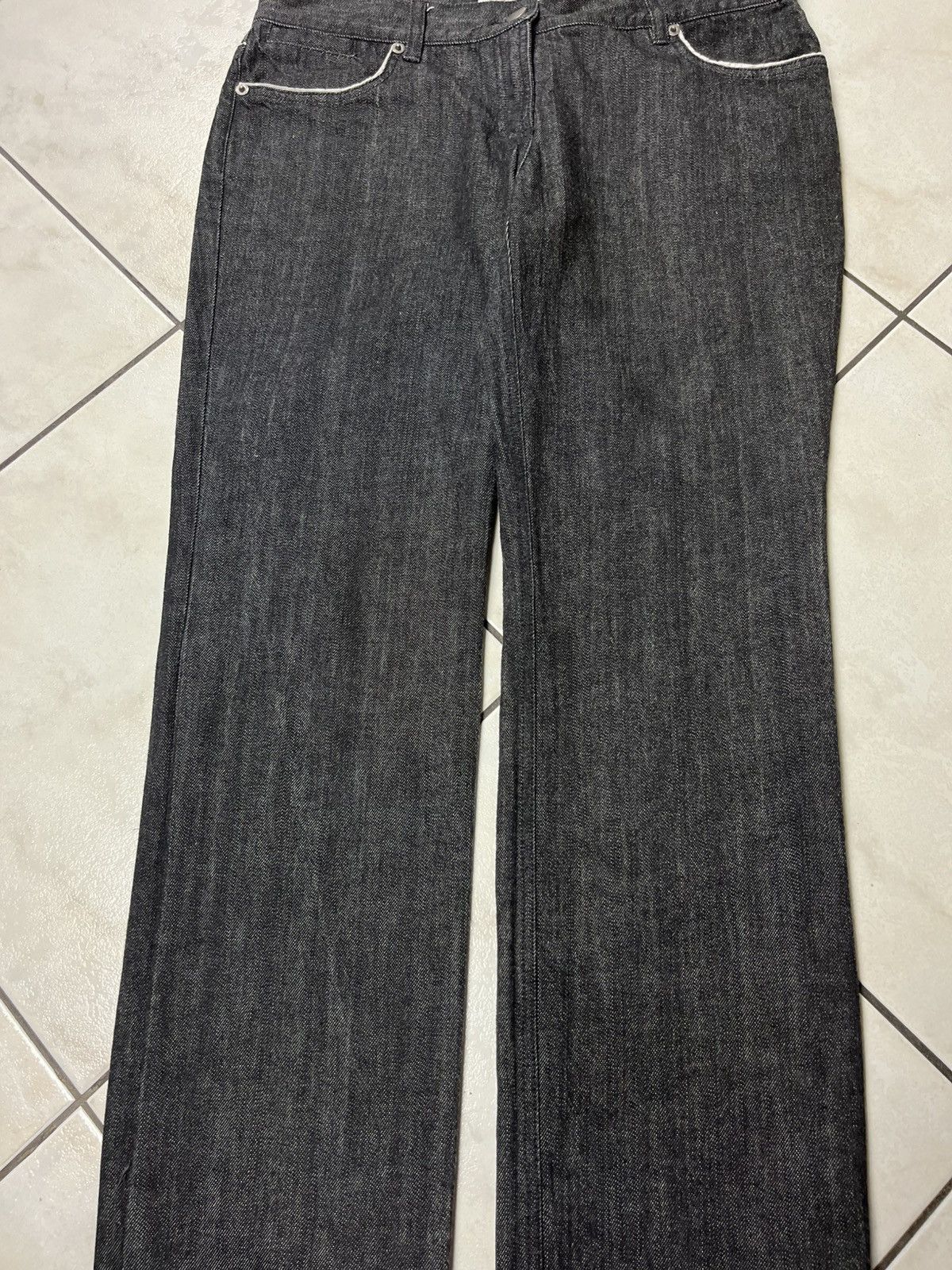 Hussein Chalayan Vintage hussein chalayan archive raw denim goth jeans pants Size 30" / US 8 / IT 44 - 4 Thumbnail