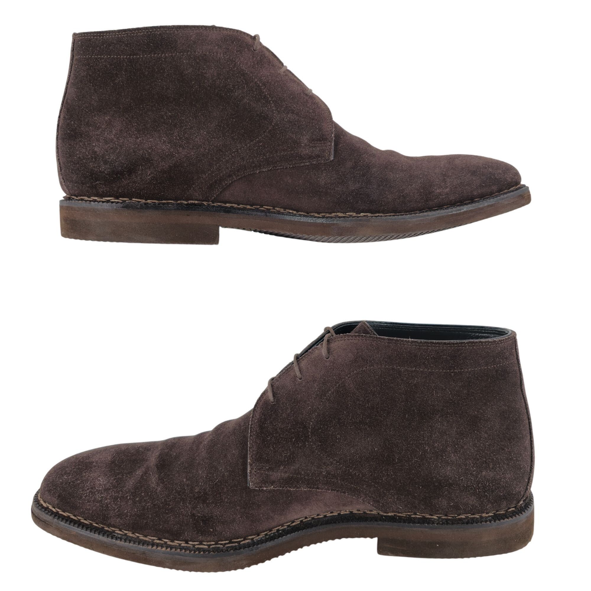 Sutor Mantellassi $500 Sutor Mantellassi Italian Mens 11 Brown Suede Leather Size US 11 / EU 44 - 5 Thumbnail