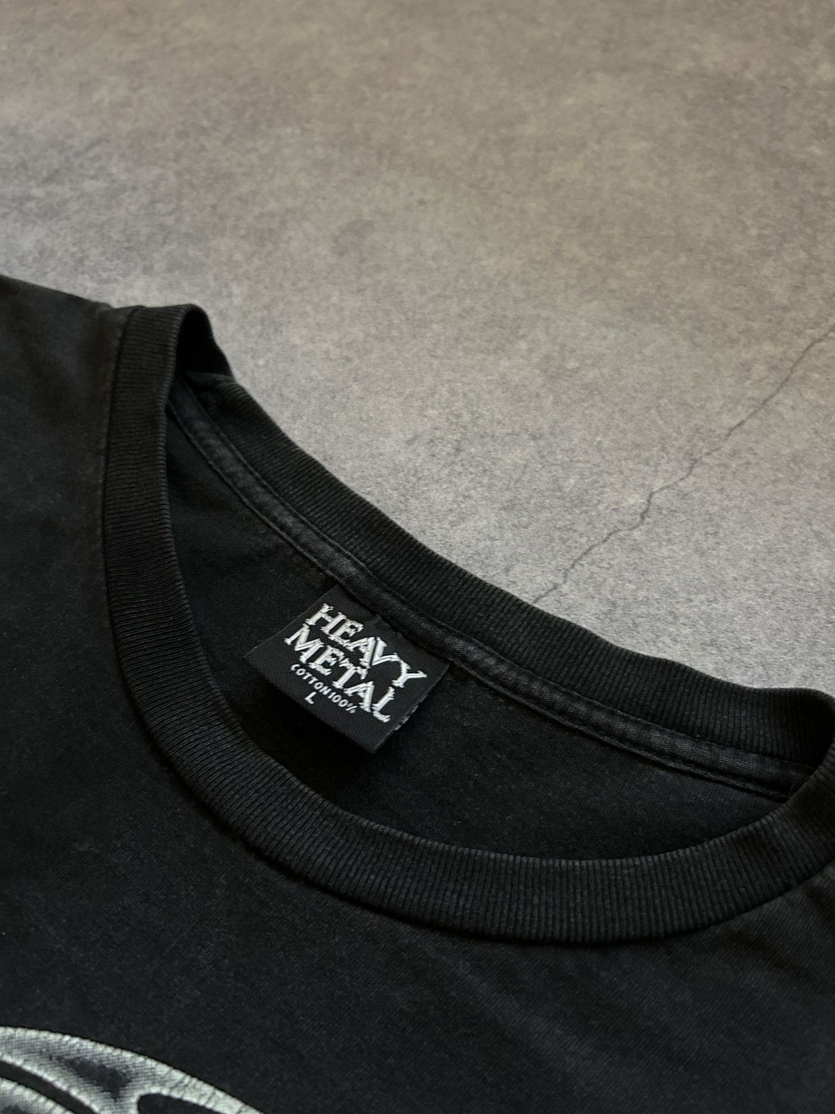 Band Tees Vintage Heavy Metal y2k spiral long-sleeved true faded Size US L / EU 52-54 / 3 - 5 Thumbnail