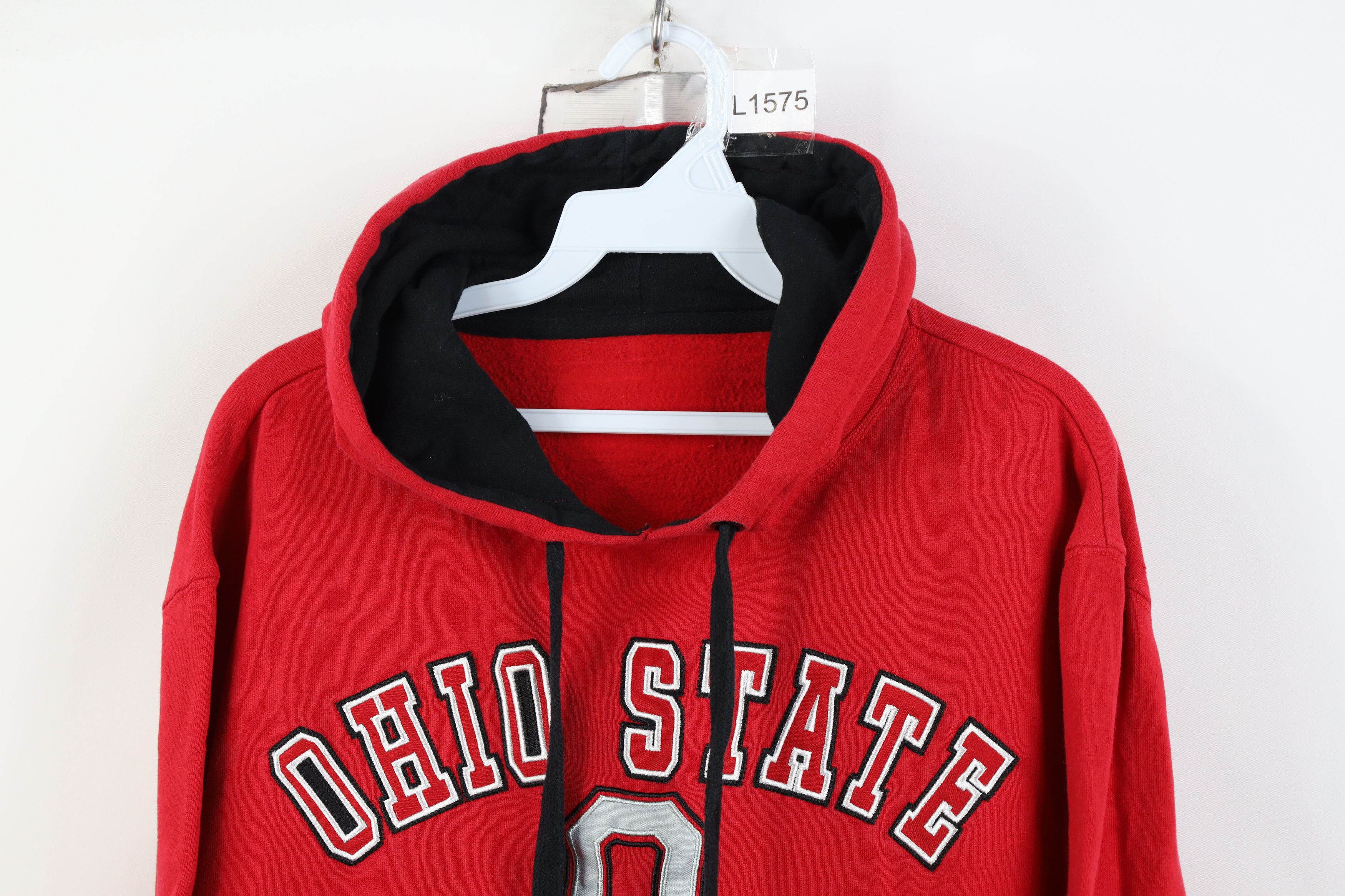 Vintage Vintage 90s Y2K Ohio State University Hoodie Sweatshirt Size US M / EU 48-50 / 2 - 2 Thumbnail