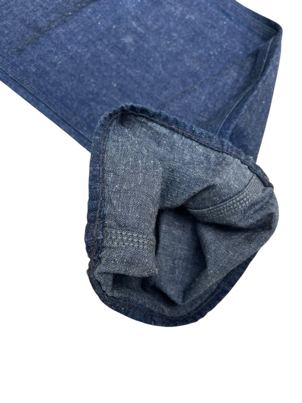 Freewheelers APACHE Japan Indigo Blue Denim Loose Military Work Jeans Size US 29 - 14 Thumbnail