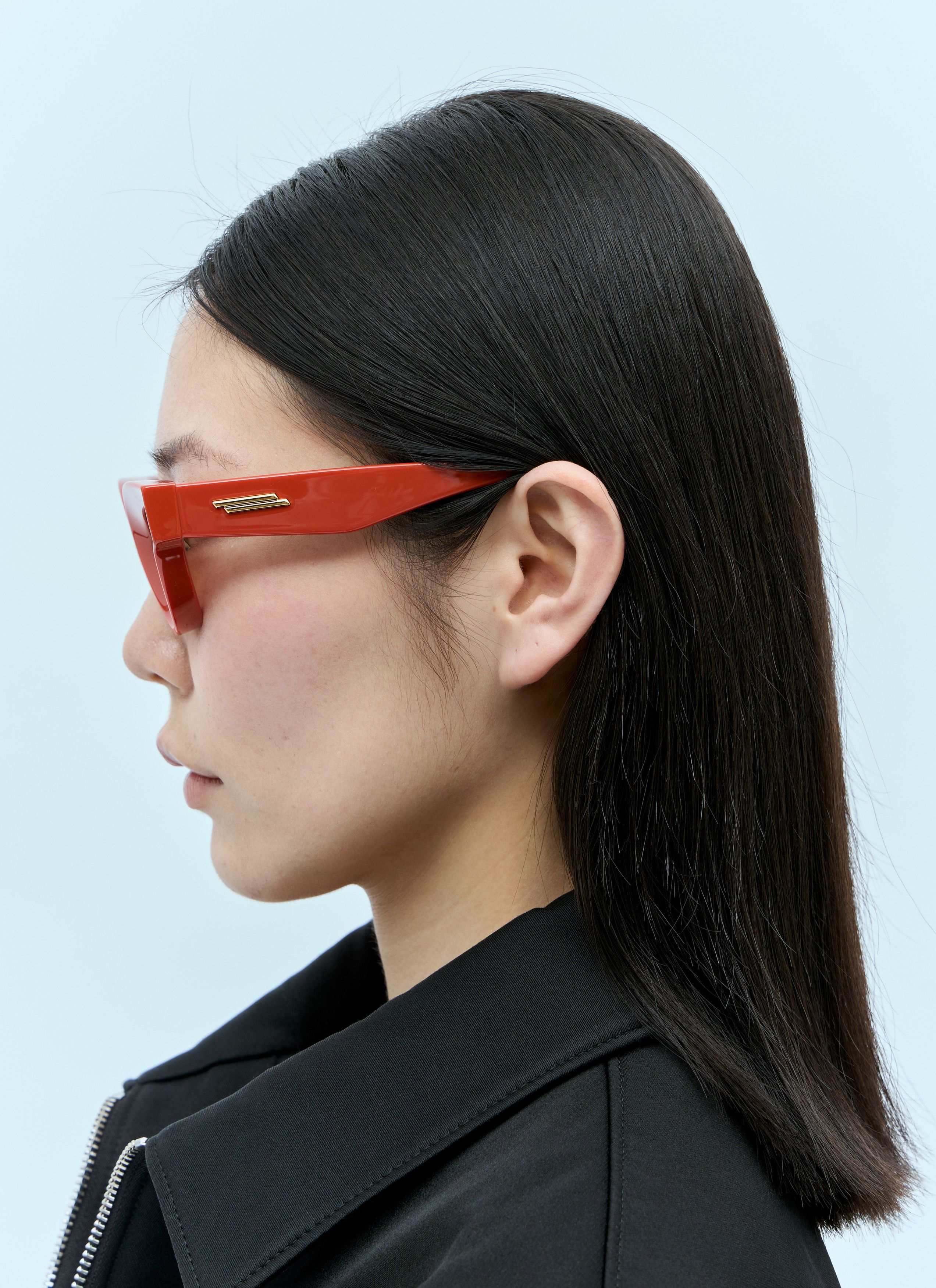 Bottega Veneta Orange BV1249S Sharp Cat Eye Acetate Sunglasses Size ONE SIZE - 9 Thumbnail